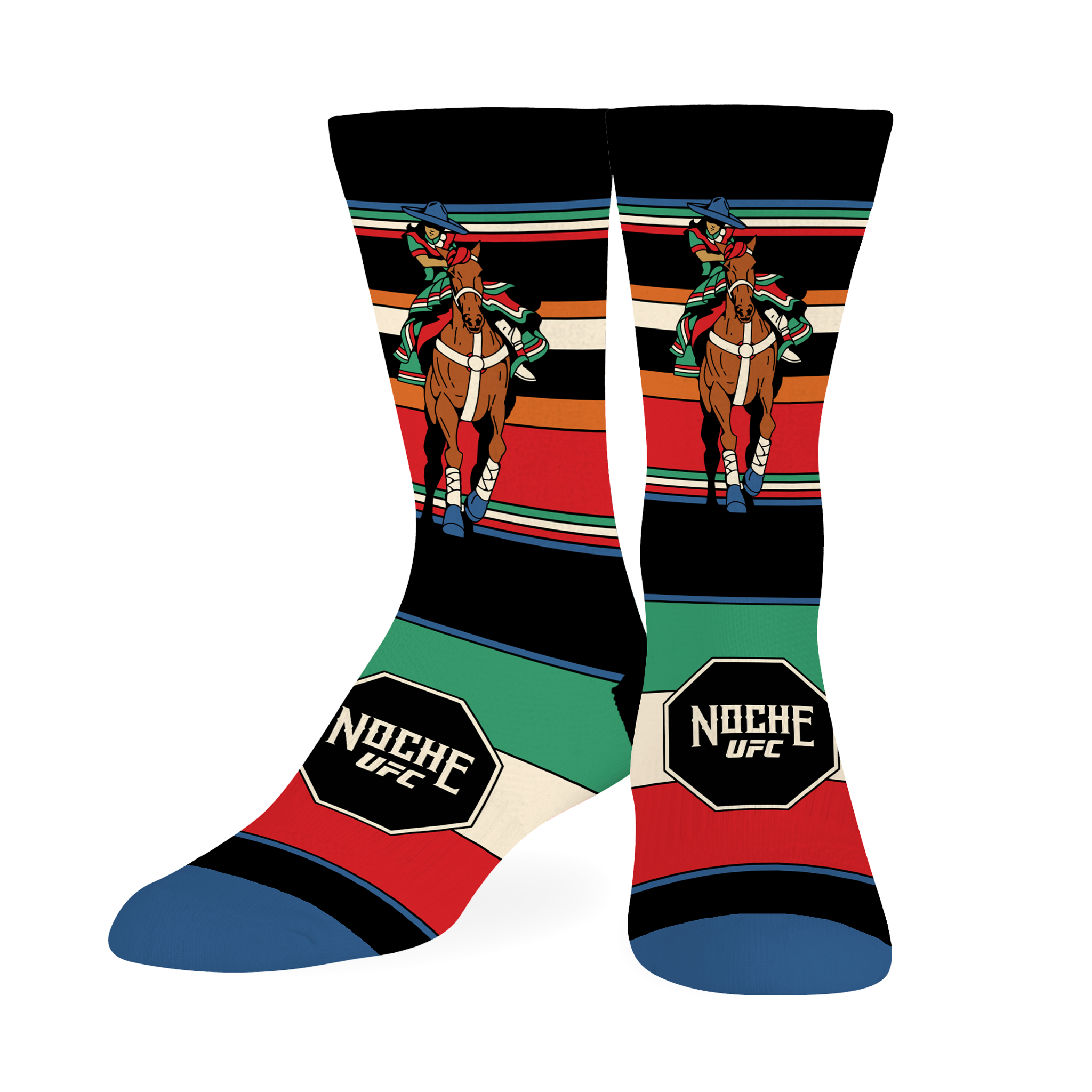 Noche UFC La Escaramuza Men's Crew Socks