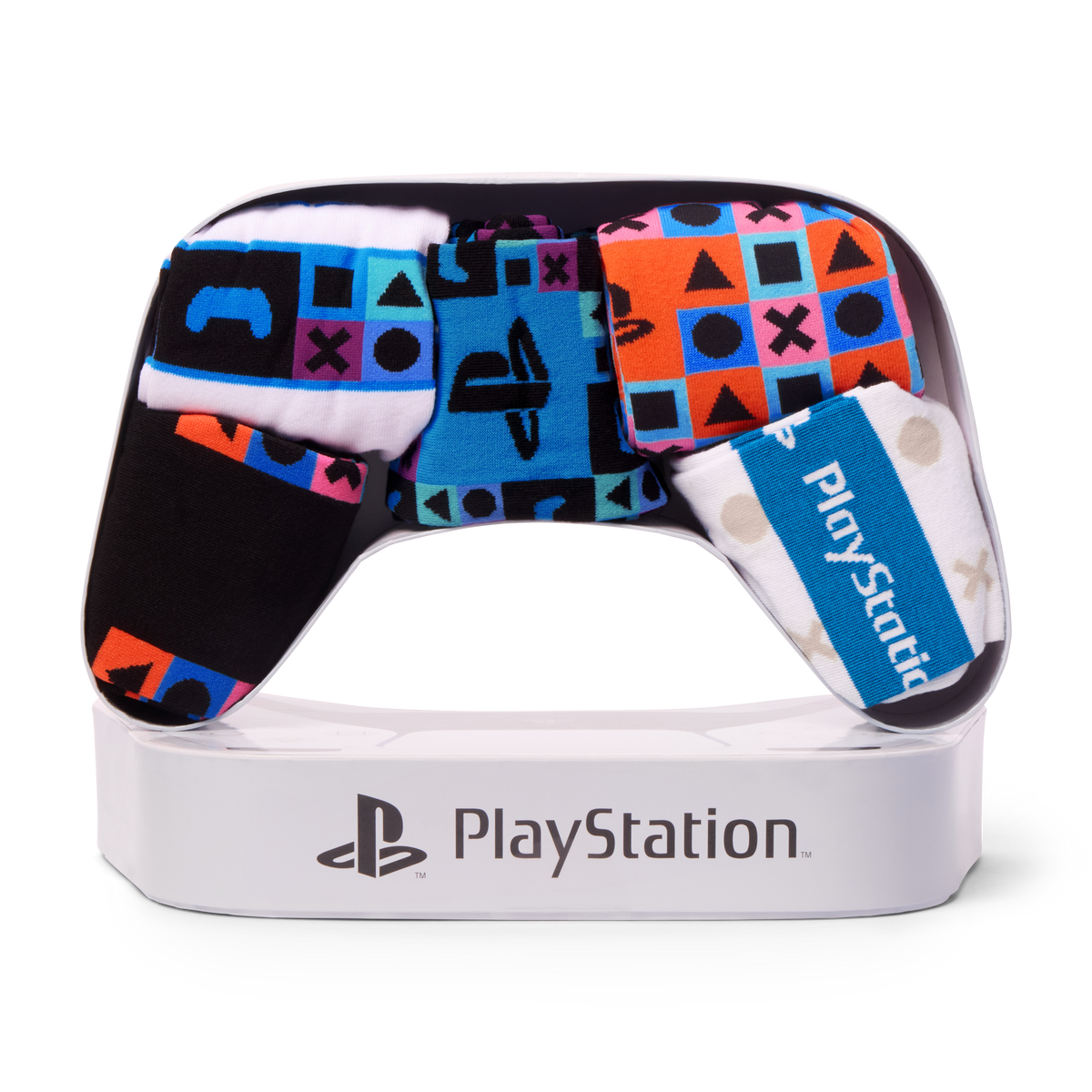 PlayStation Controller 5-Pack Crew Socks Gift Set