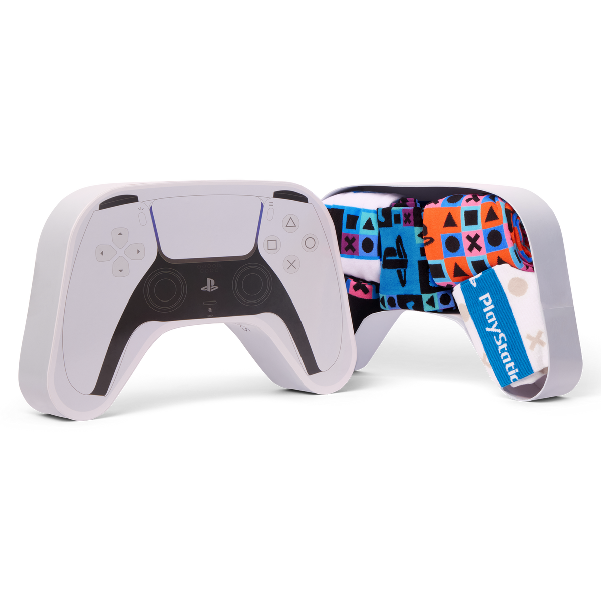 PlayStation Controller 5-Pack Crew Socks Gift Set
