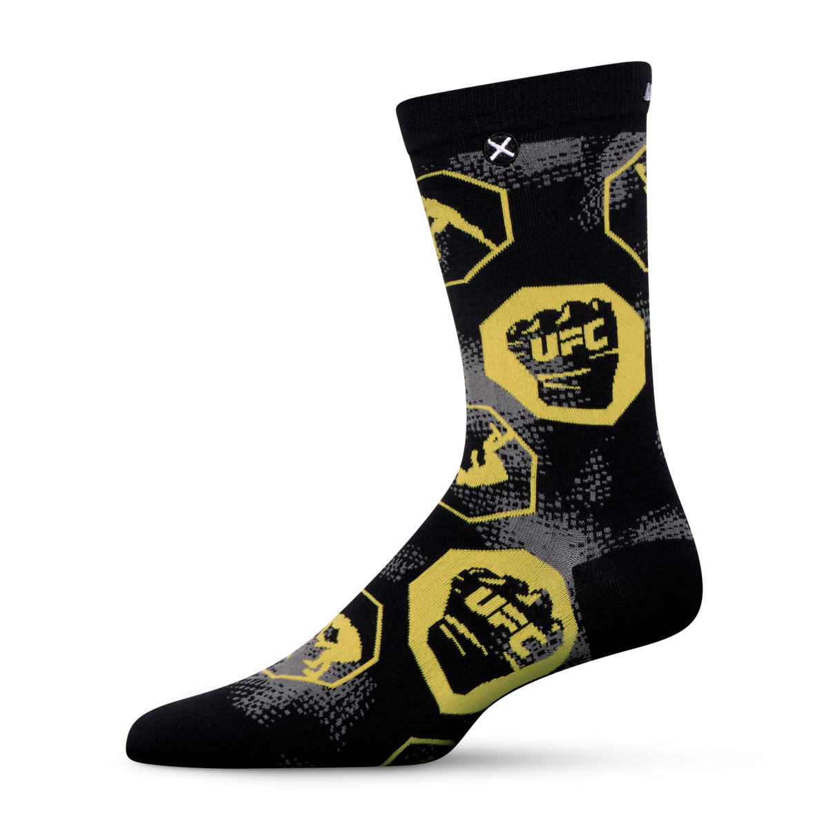 UFC Split Gold & Black Crew Socks