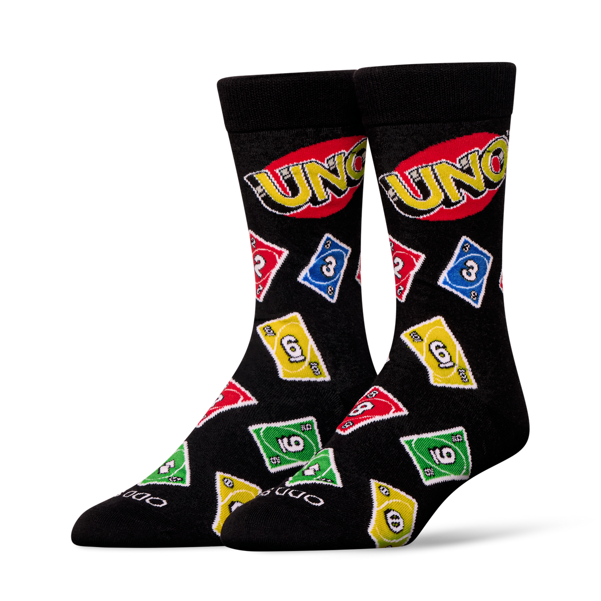 Uno Cards Crew Socks