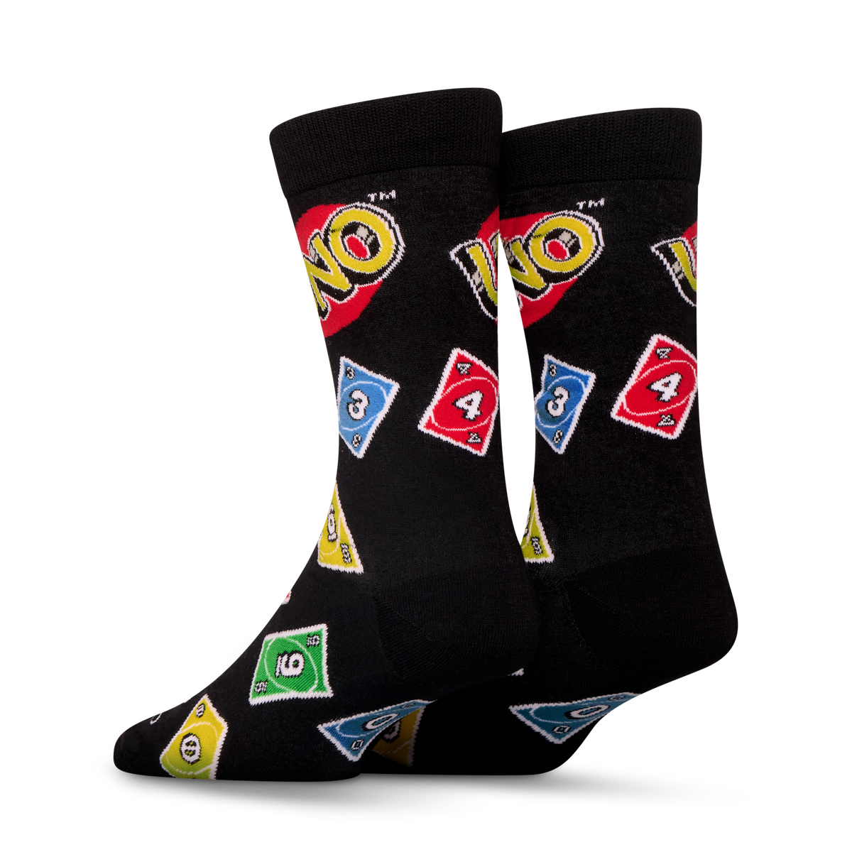Uno Cards Crew Socks