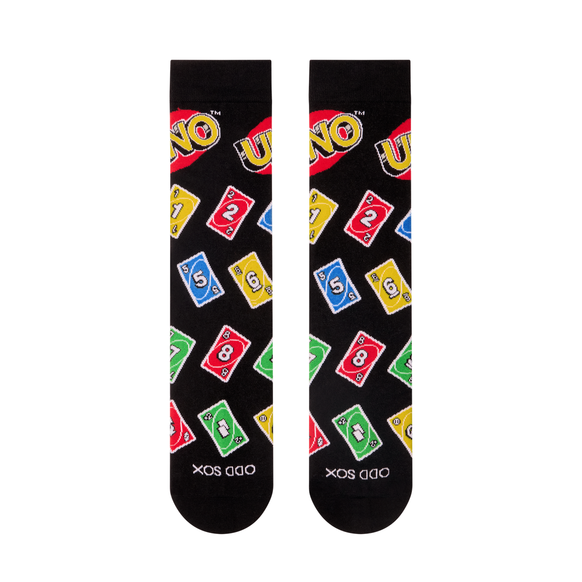 Uno Cards Crew Socks