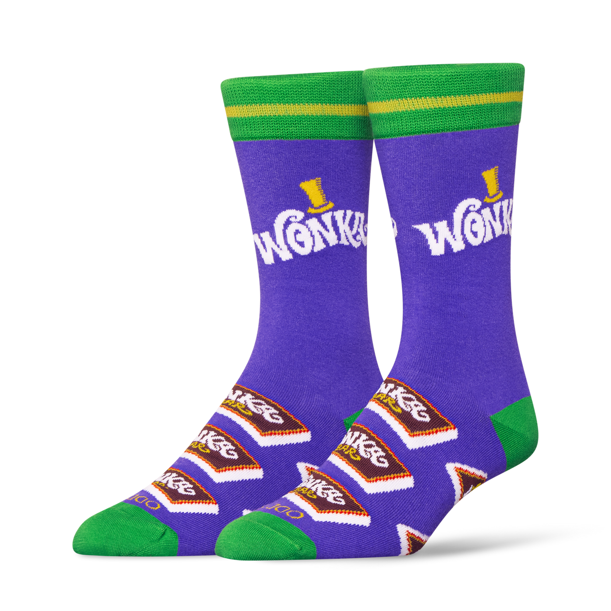 Willie Wonka Golden Ticket Crew Socks