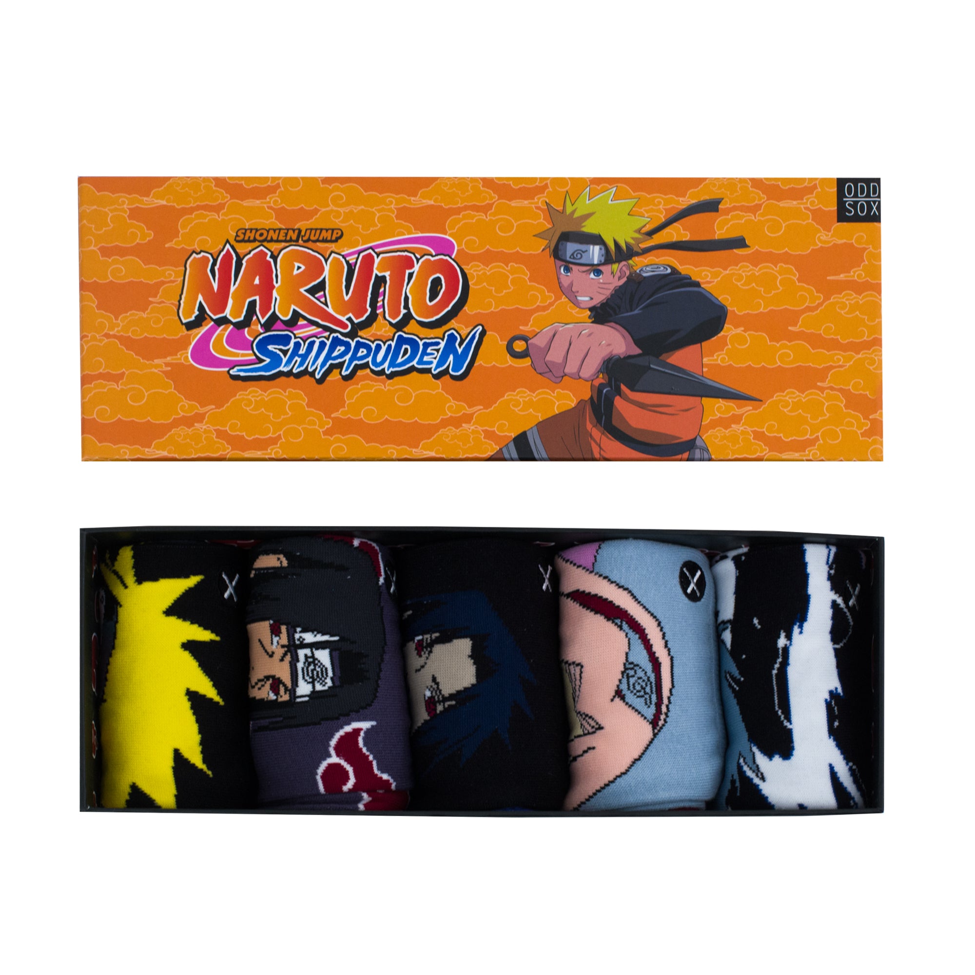 Naruto Men's Crew Socks 5-Pack