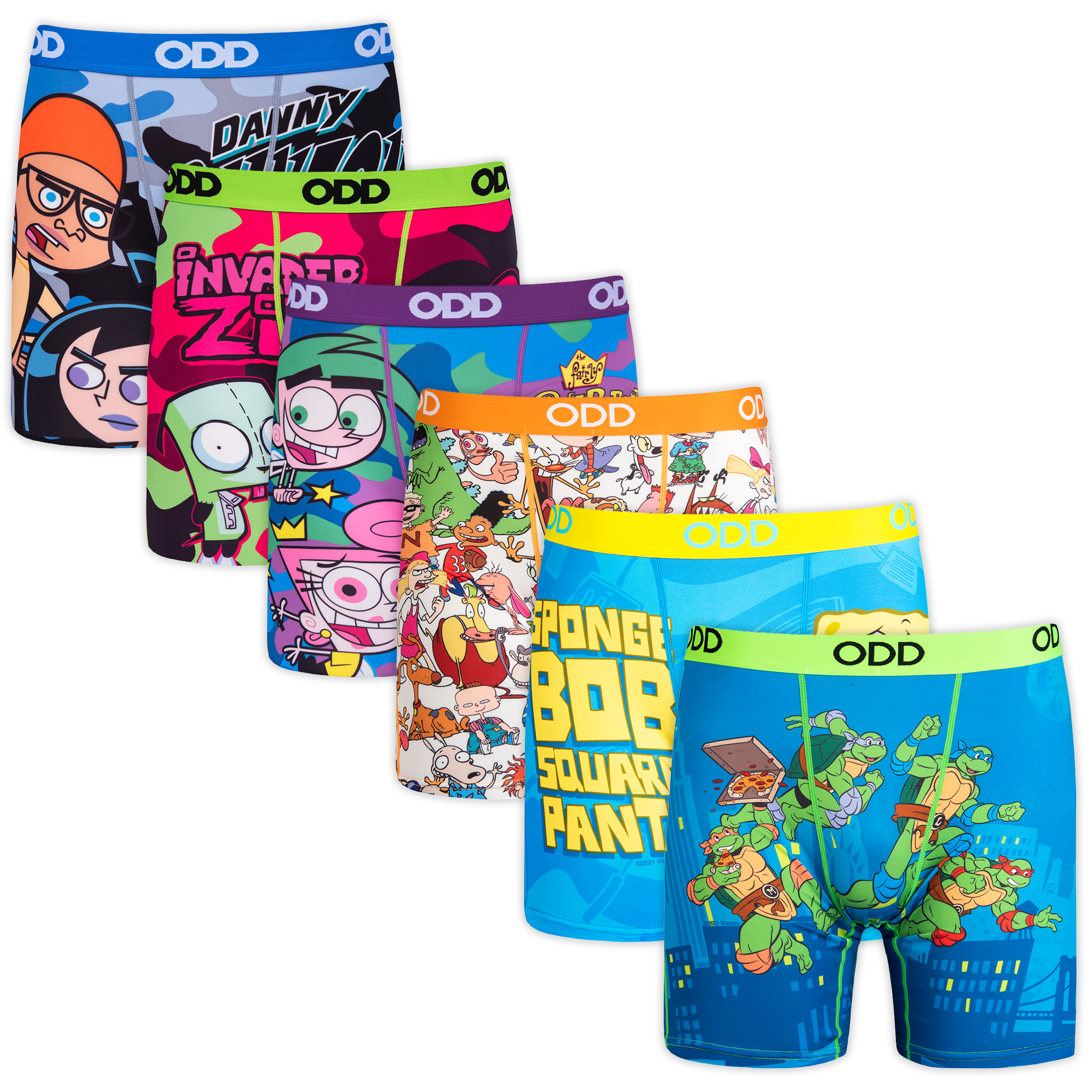 Cartoons Men's Boxer Brief 6-Pack