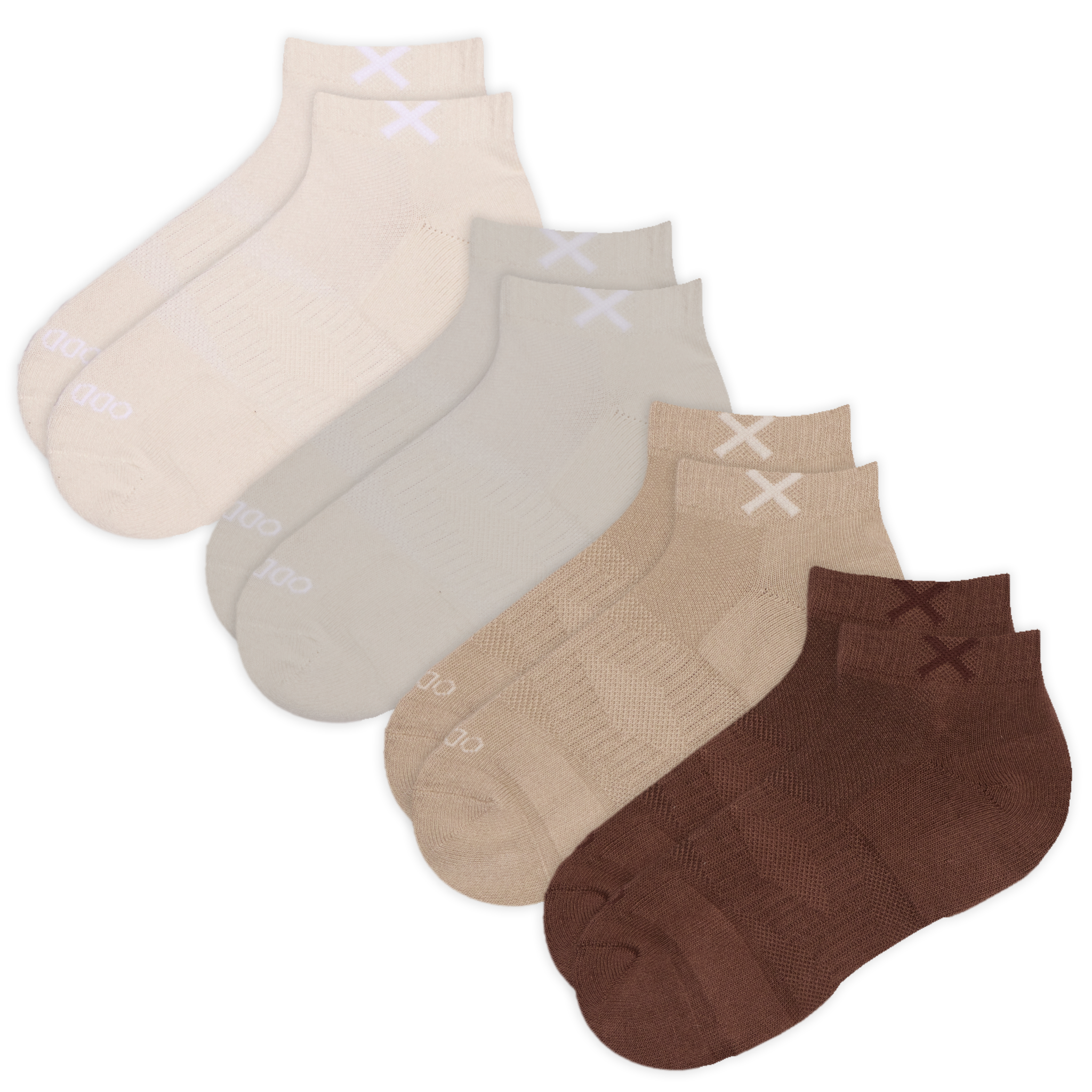Basix Women's Everyday Ankle Socks — 4-Pack