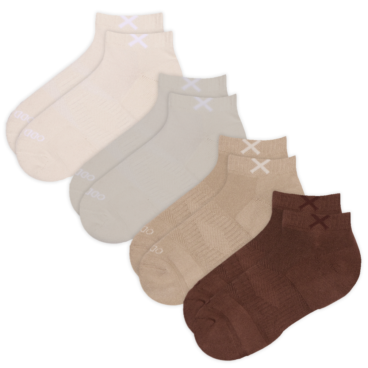 Basix Women's Everyday Ankle Socks — 4-Pack
