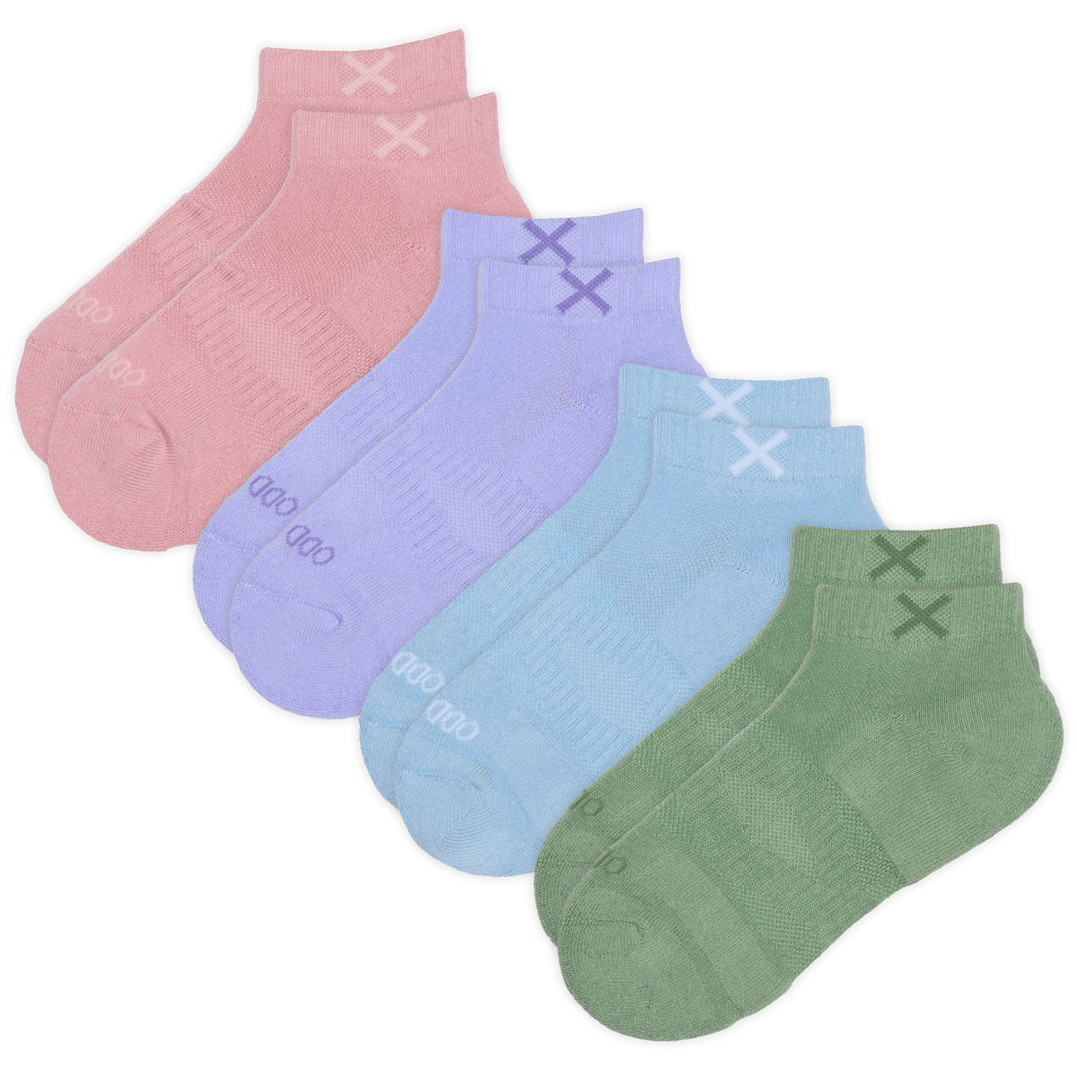 Basix Women's Everyday Ankle Socks — 4-Pack