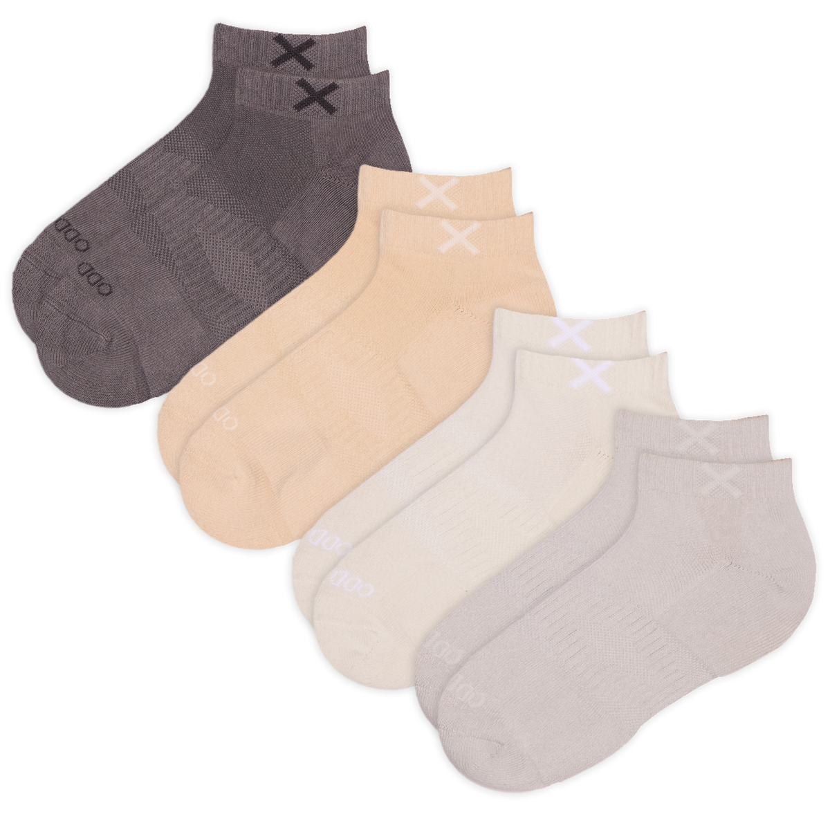 Basix Men's Everyday Ankle Socks — 4-Pack