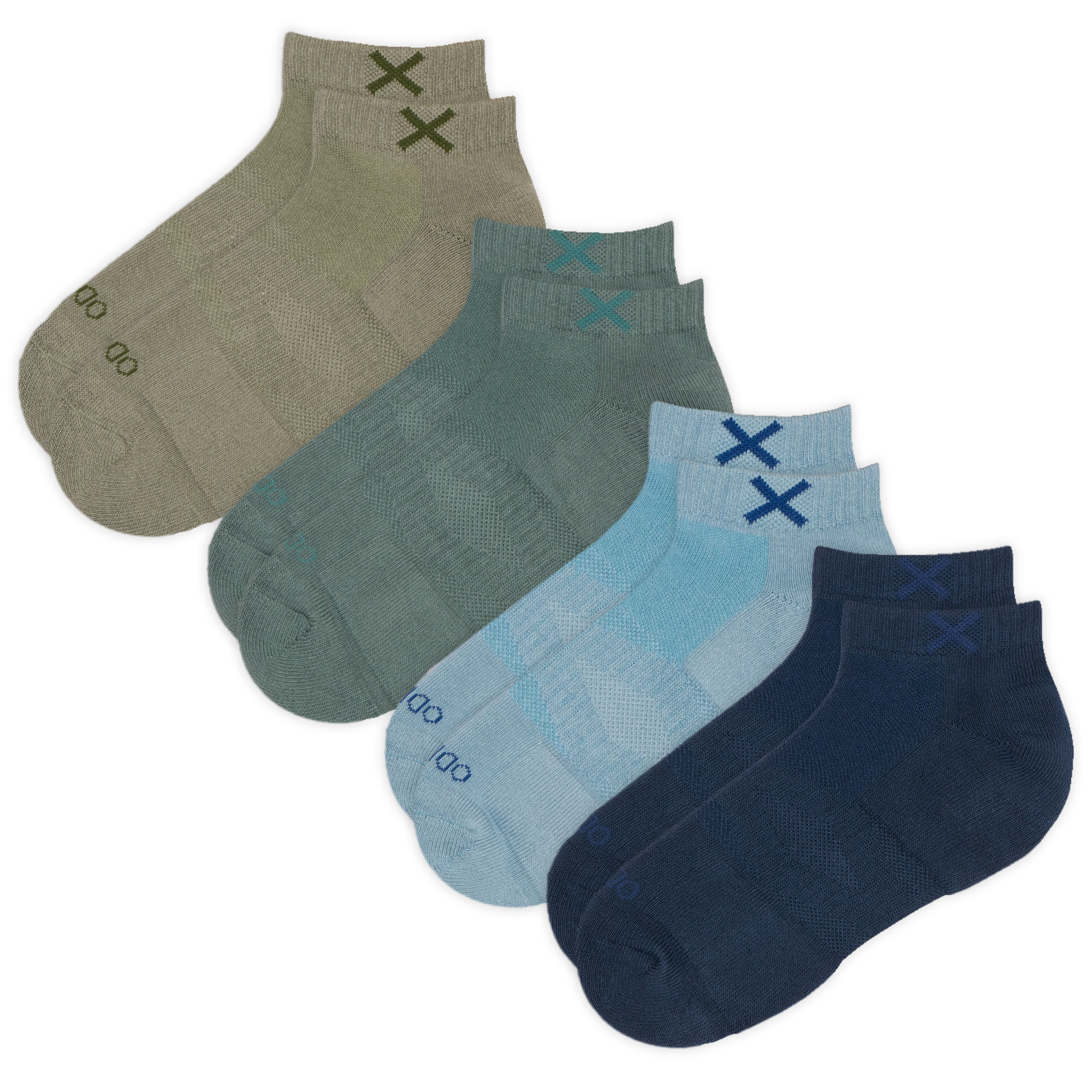Basix Men's Everyday Ankle Socks — 4-Pack
