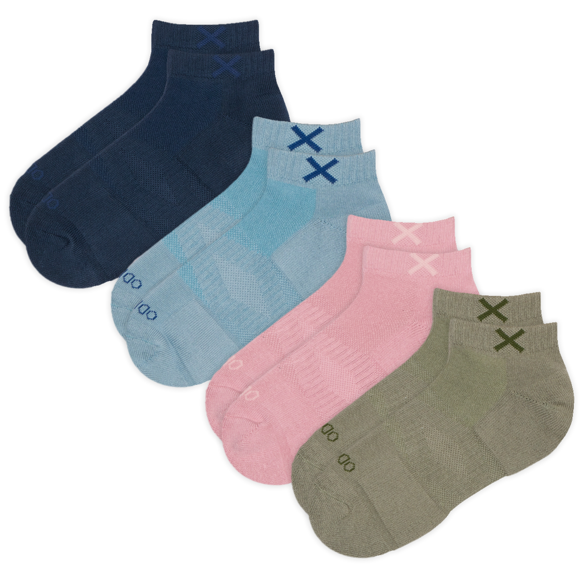Basix Men's Everyday Ankle Socks — 4-Pack