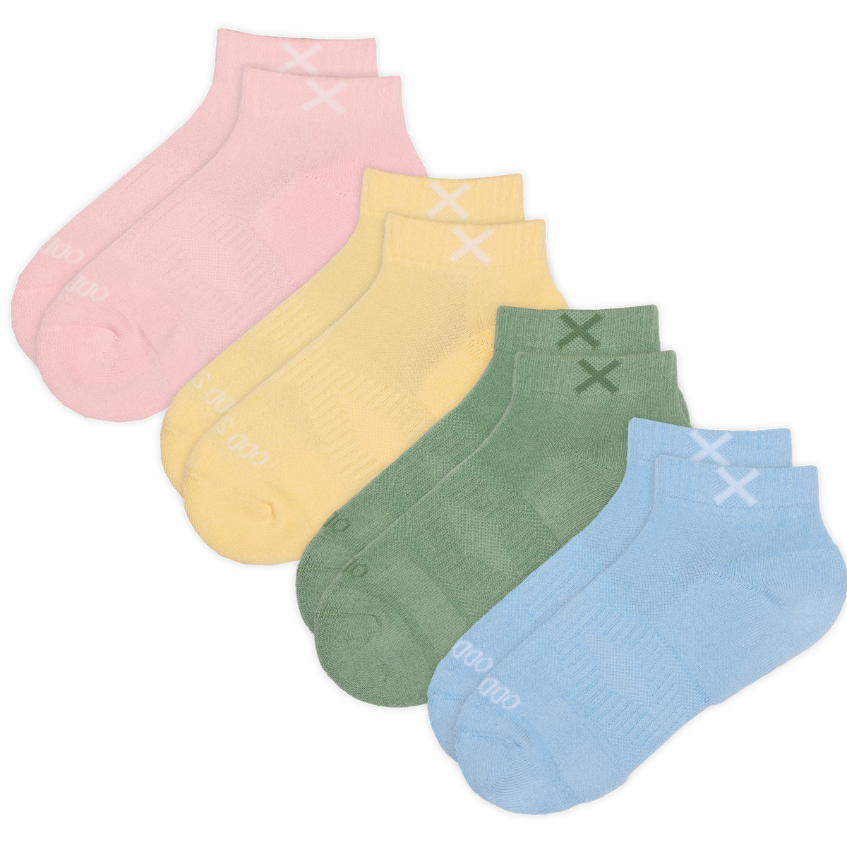 Basix Women's Everyday Ankle Socks — 4-Pack