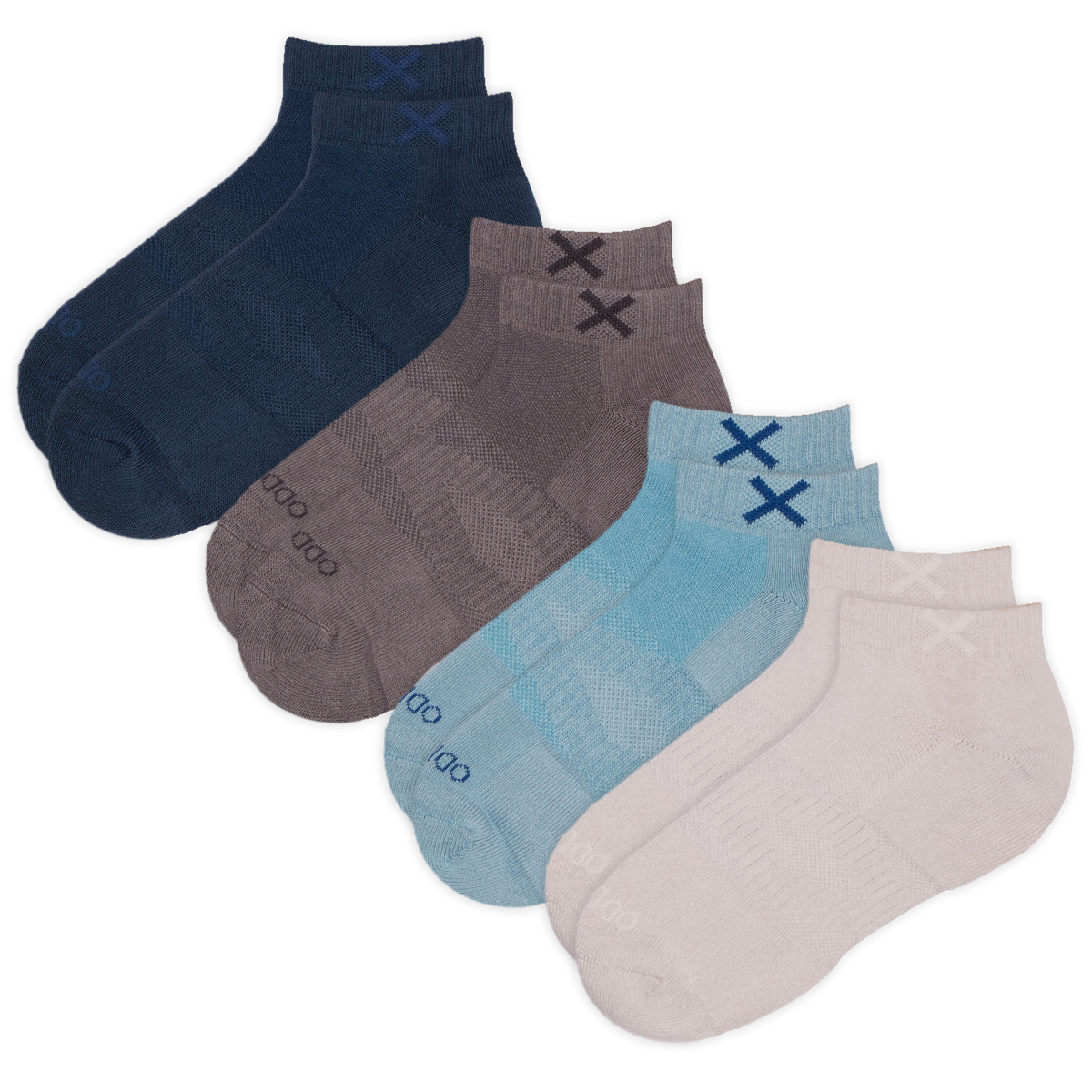 Basix Men's Everyday Ankle Socks — 4-Pack