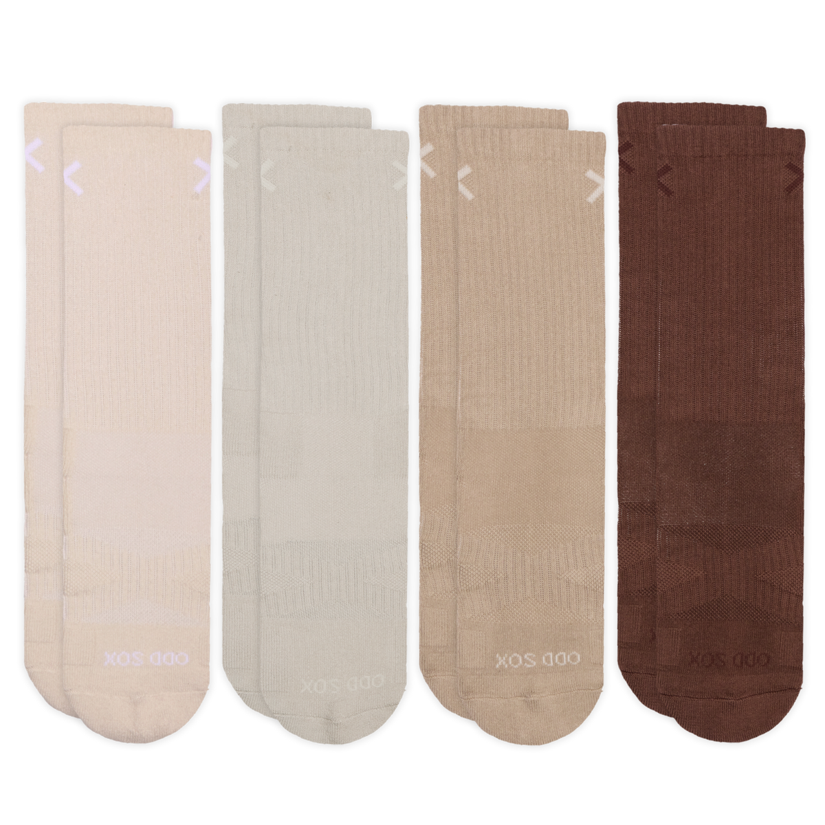 Basix Women's Everyday Crew Socks — 4-Pack