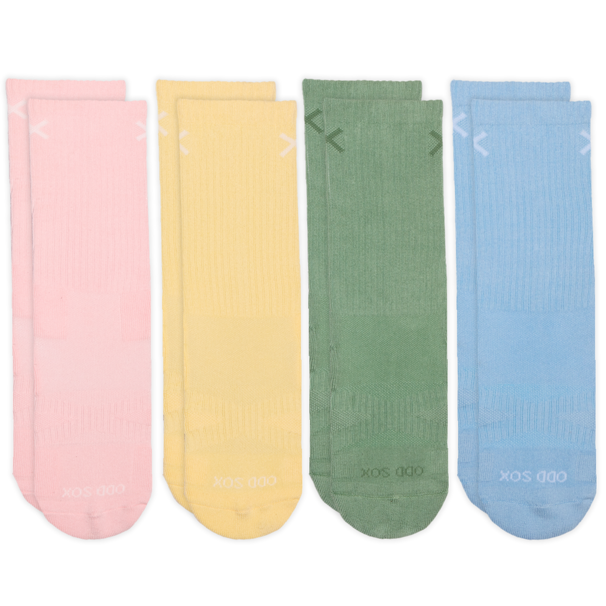 Basix Women's Everyday Crew Socks — 4-Pack