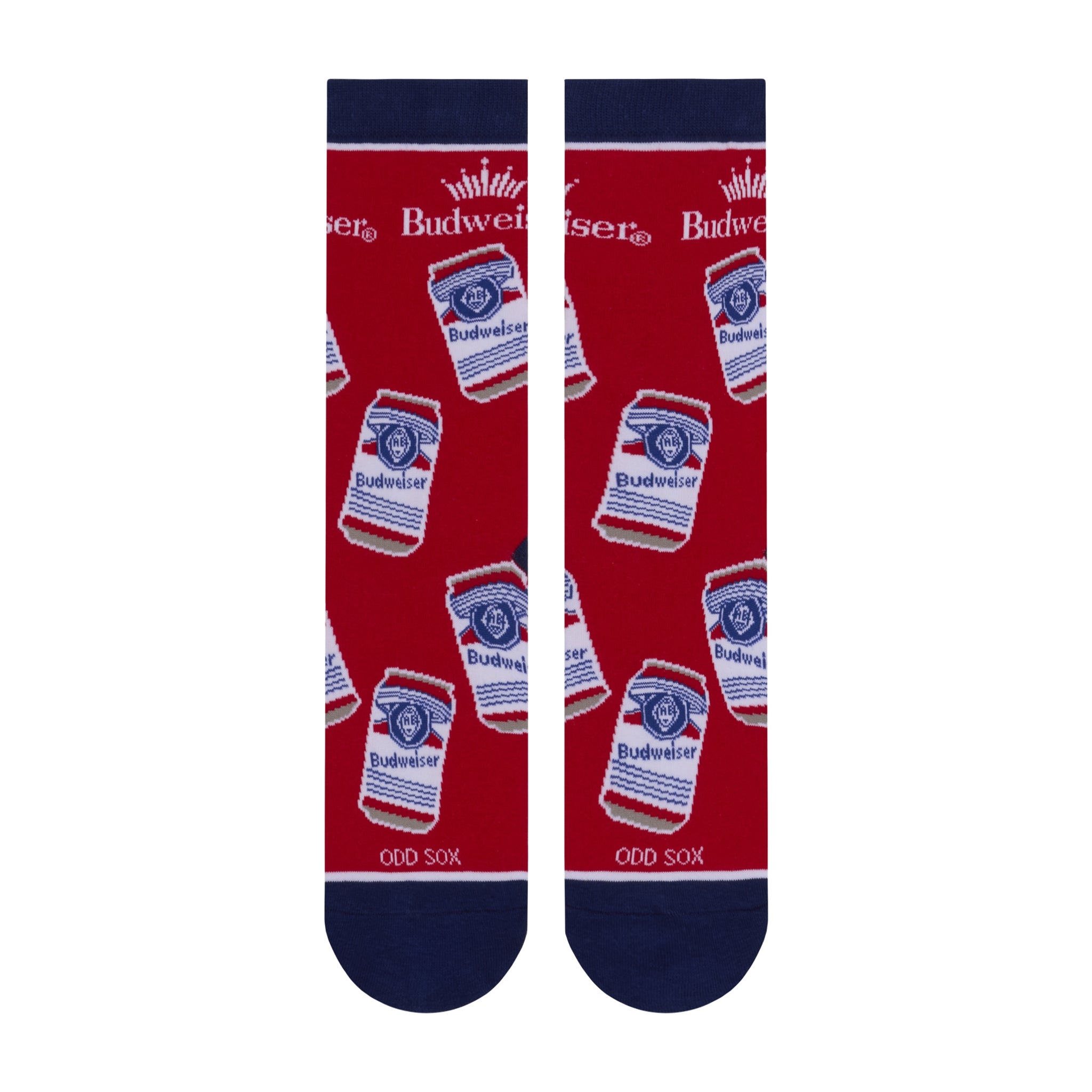 Budweiser Cans Crew Socks