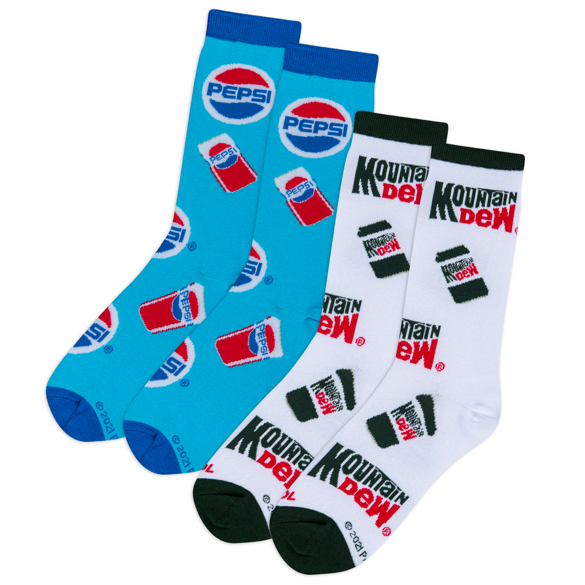 Retro Sodas Women's Crew Socks 4-Pack