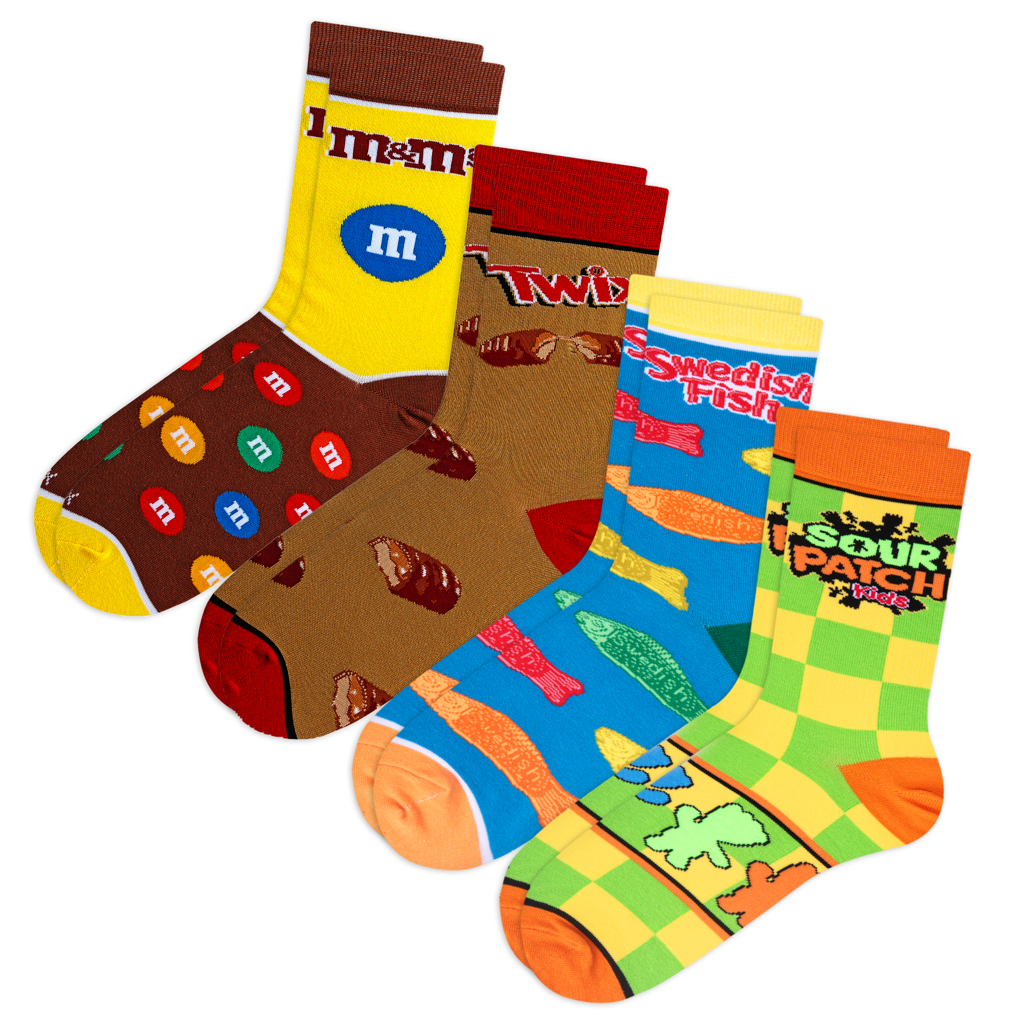 Candy Men's Crew Socks 8-Pack