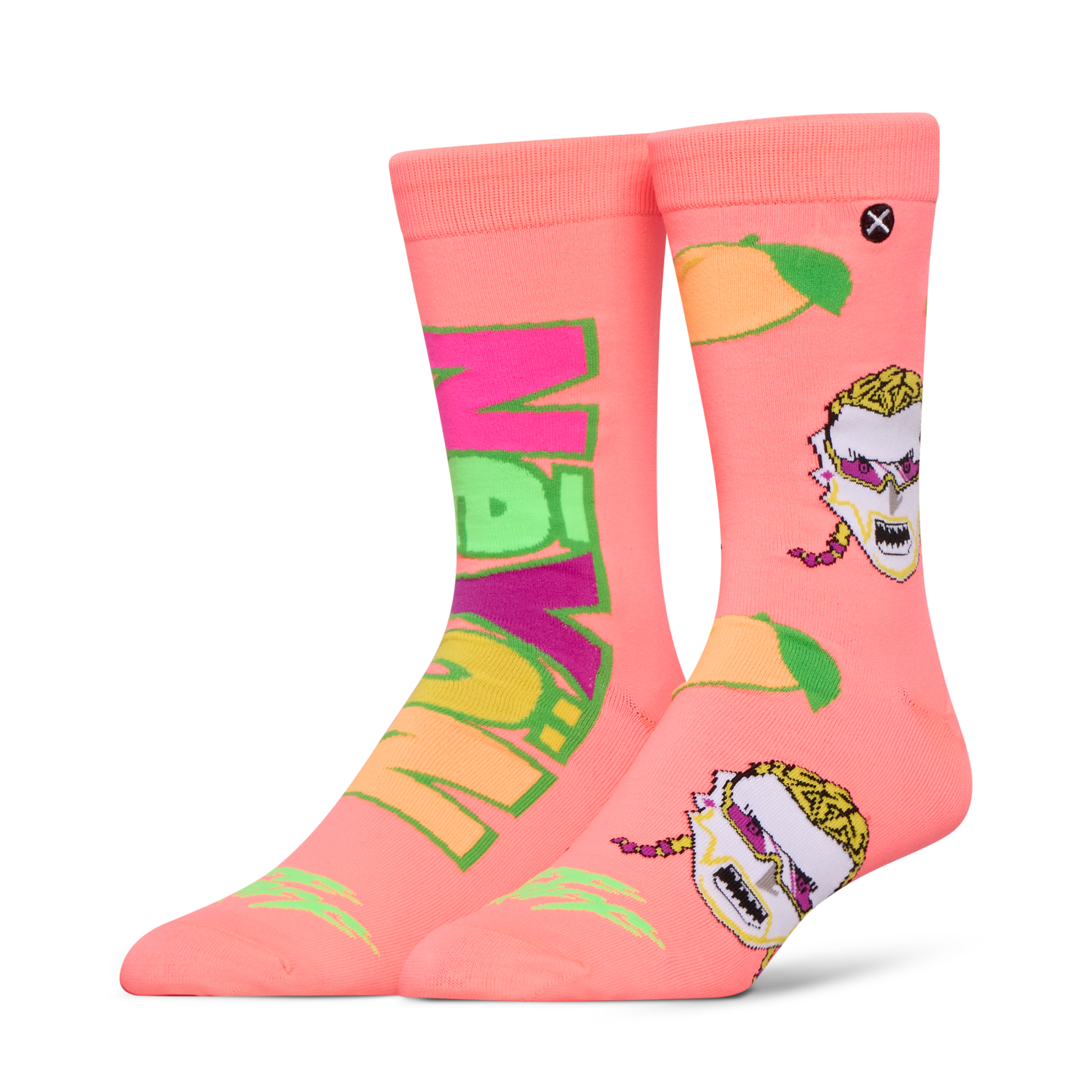 Riff Raff Mango Neyon Split Crew Socks