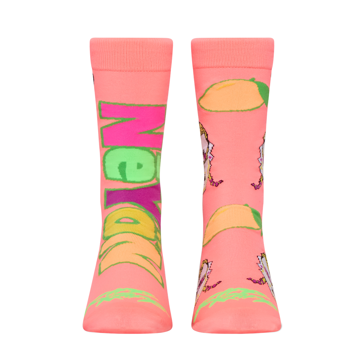 Riff Raff Mango Neyon Split Crew Socks