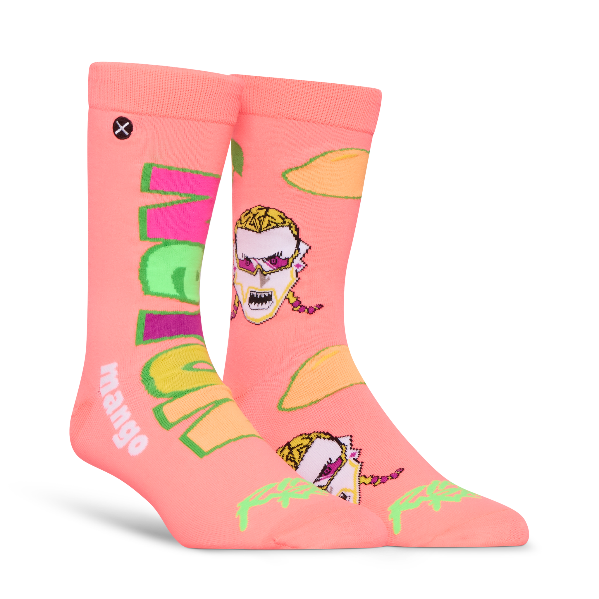 Riff Raff Mango Neyon Split Crew Socks