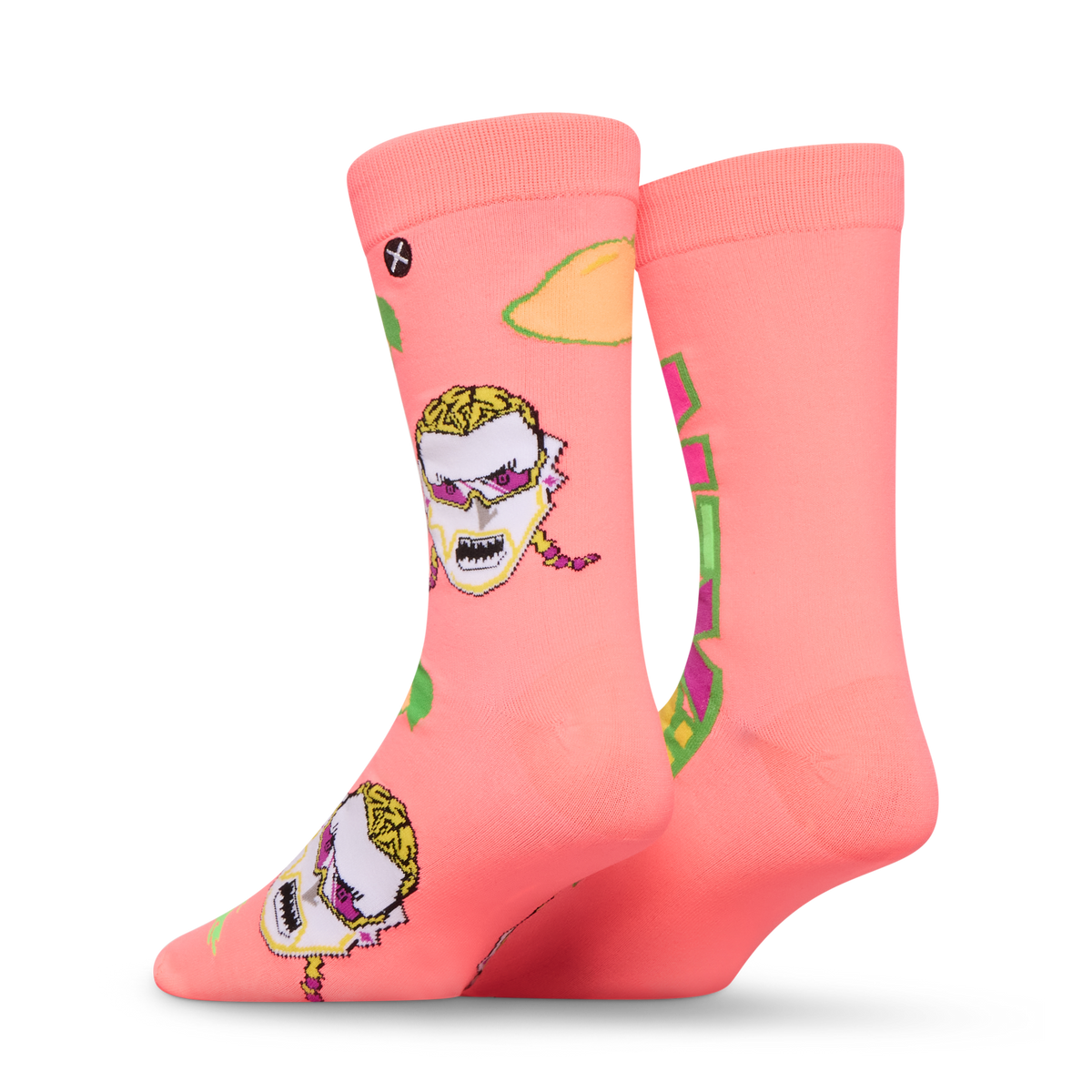 Riff Raff Mango Neyon Split Crew Socks