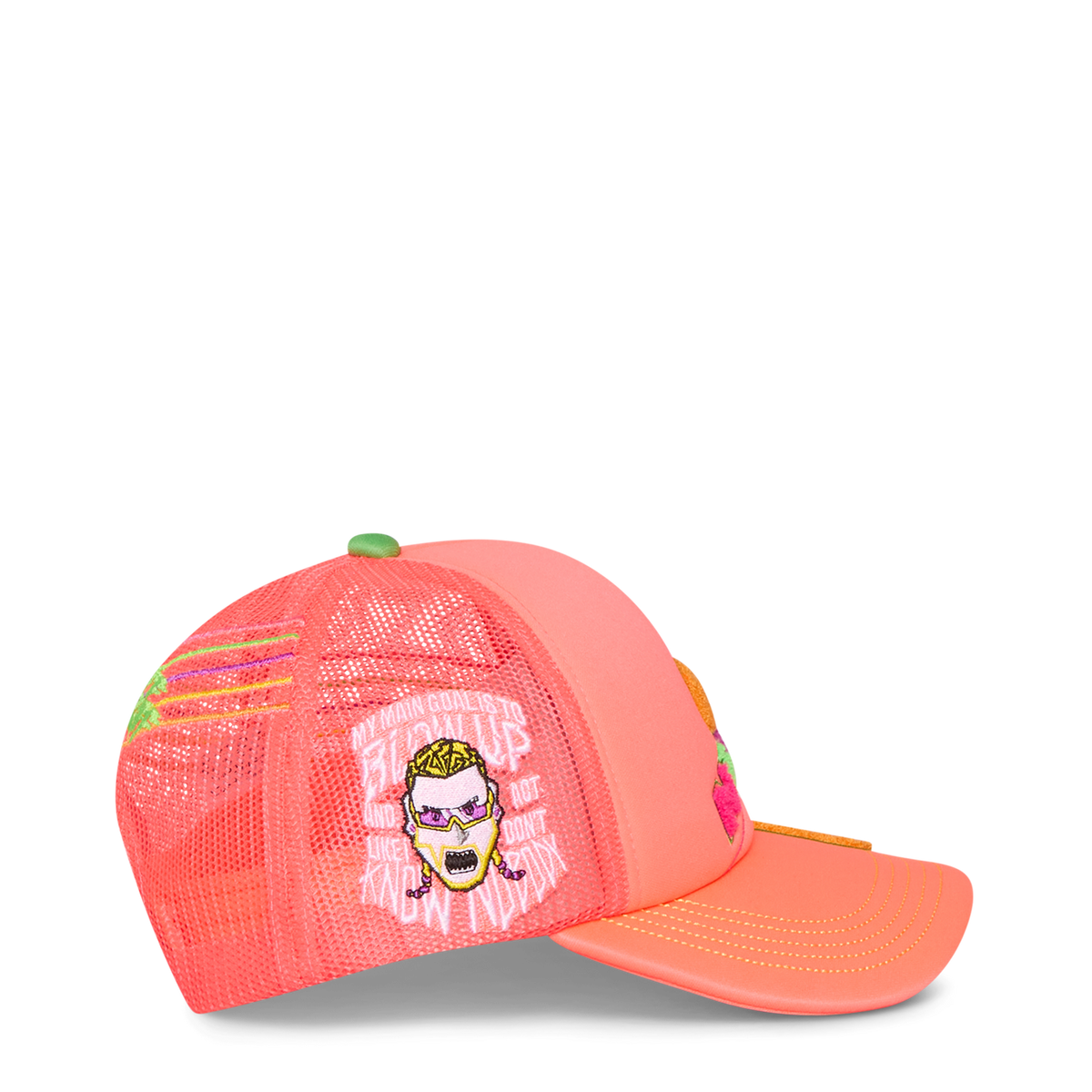 Riff Raff Neyon Mango Trucker Hat