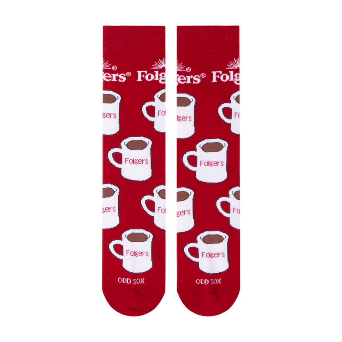 Folgers Mugs Men's Crew Socks
