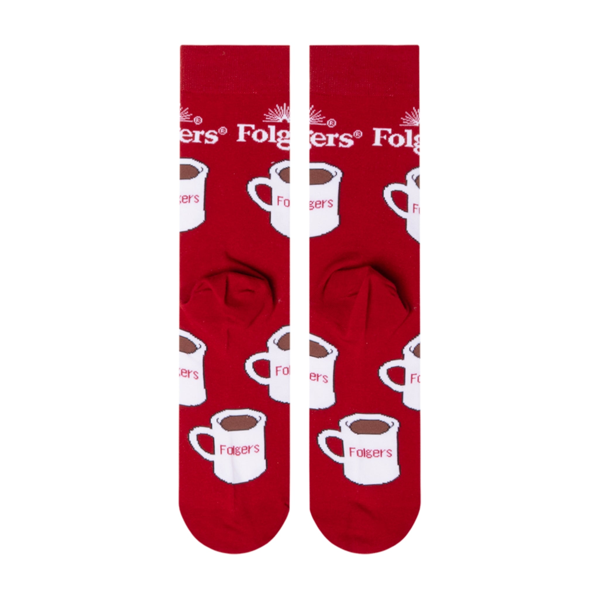 Folgers Mugs Women's Crew Socks