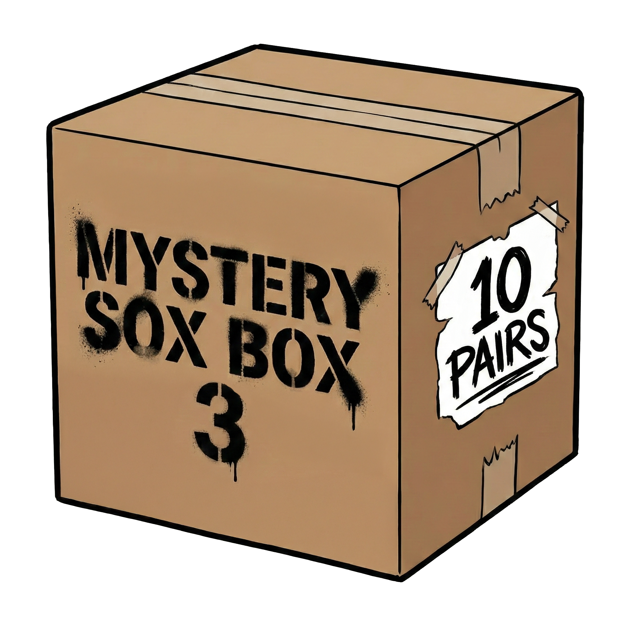 Mystery Pack Crew Socks 10-Pack