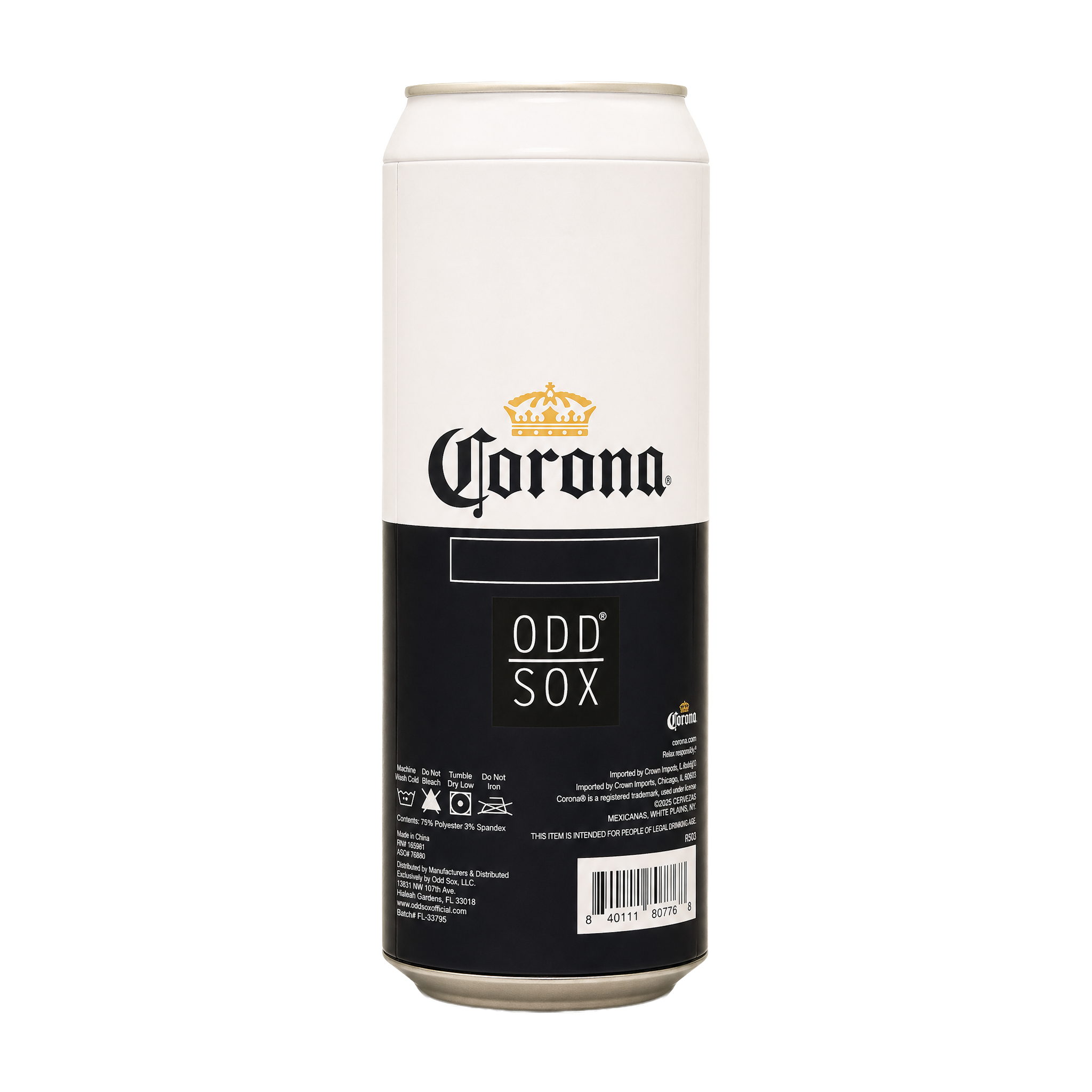 ODDMART Corona Crew Socks 2-Pack