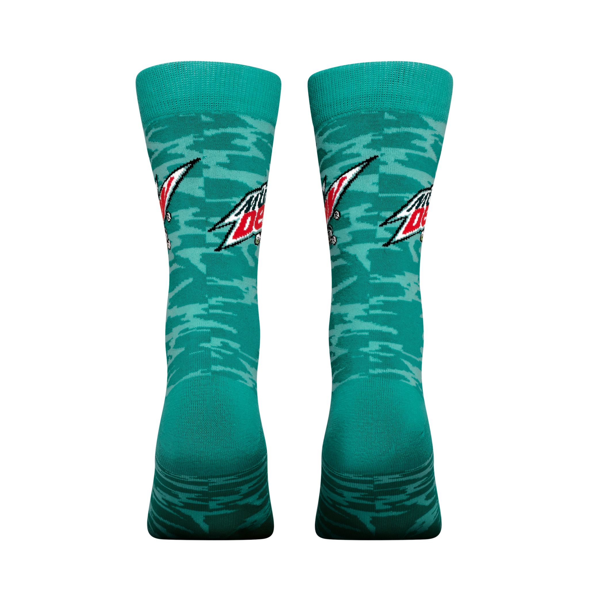 ODDMART Mountain Dew Baja Blast Crew Socks 2-Pack