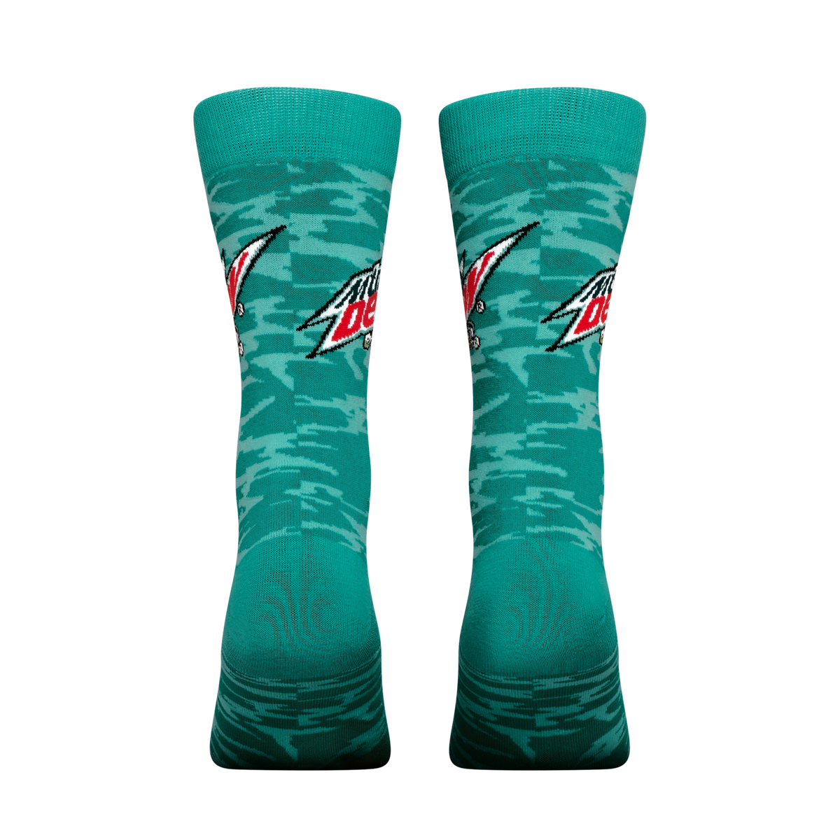 ODDMART Mountain Dew Baja Blast Crew Socks 2-Pack