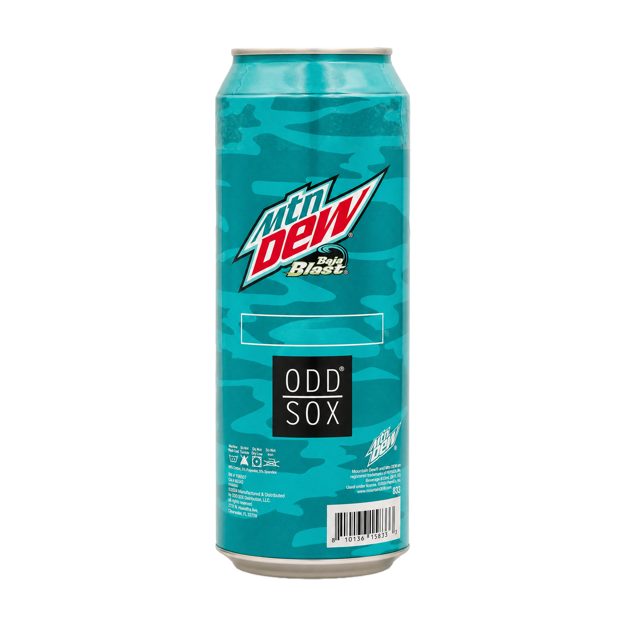 ODDMART Mountain Dew Baja Blast Crew Socks 2-Pack
