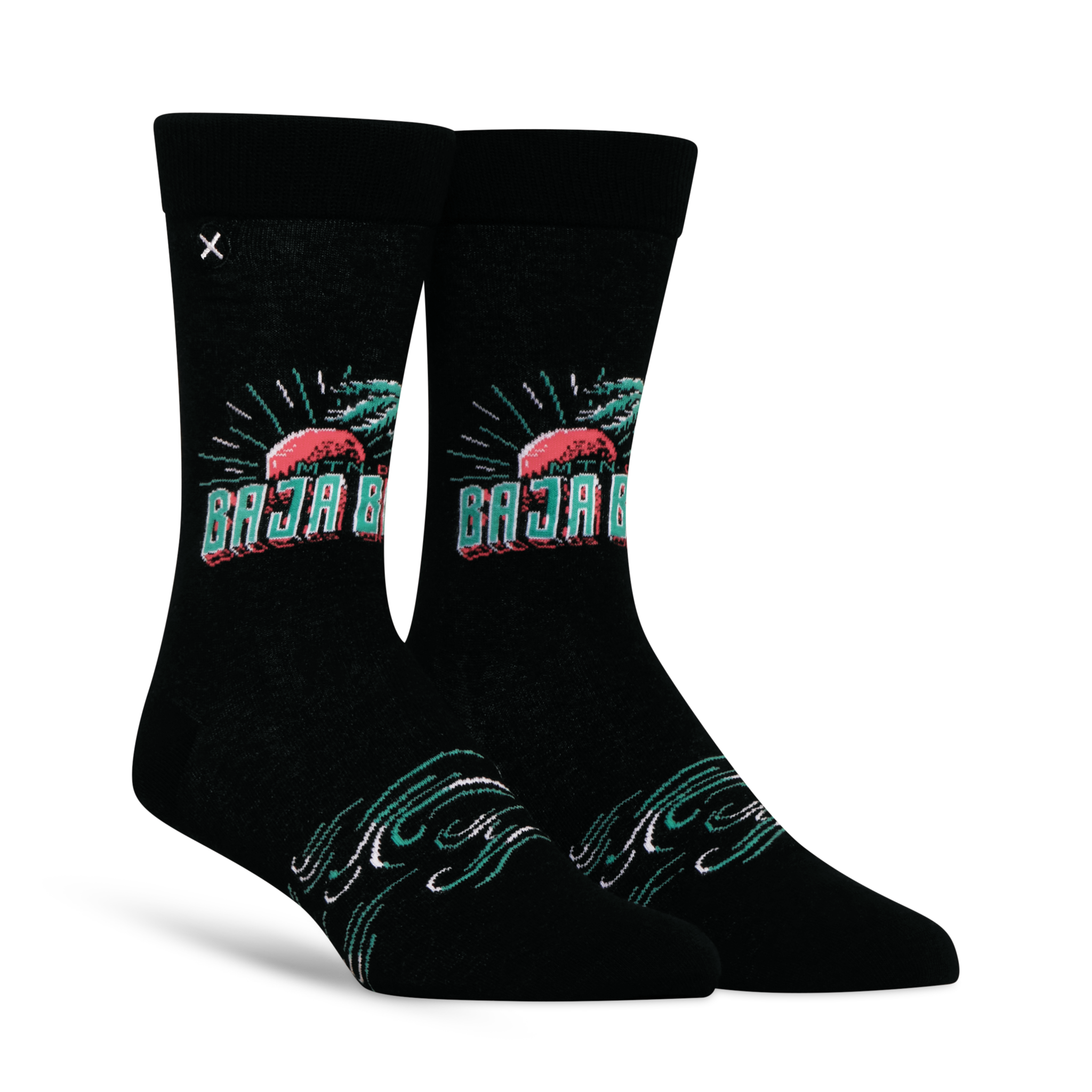 ODDMART Mountain Dew Baja Blast Crew Socks 2-Pack