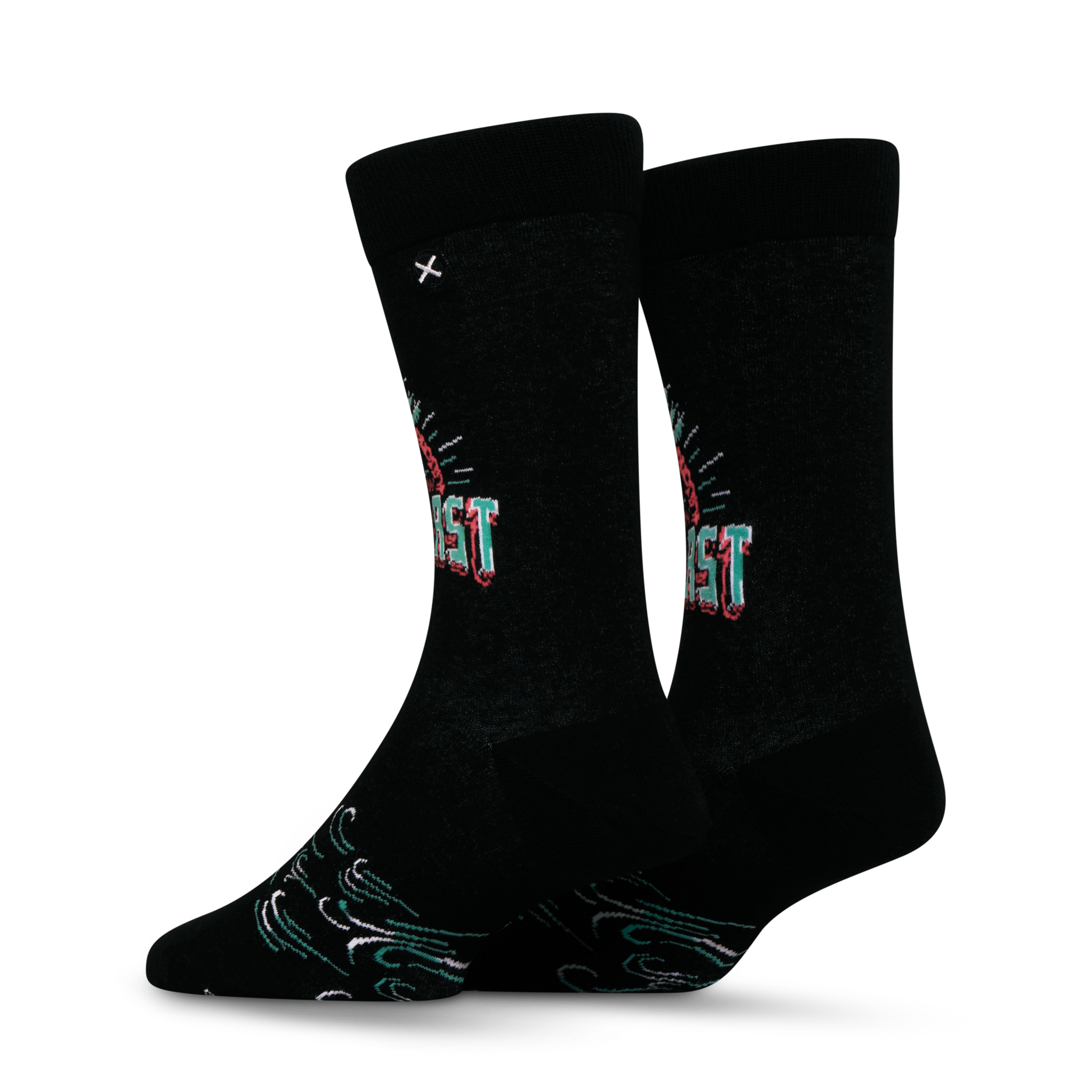 ODDMART Mountain Dew Baja Blast Crew Socks 2-Pack