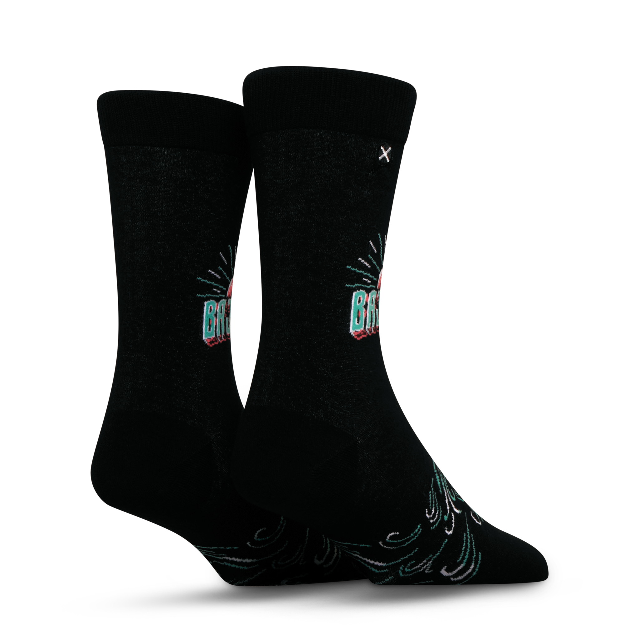 ODDMART Mountain Dew Baja Blast Crew Socks 2-Pack
