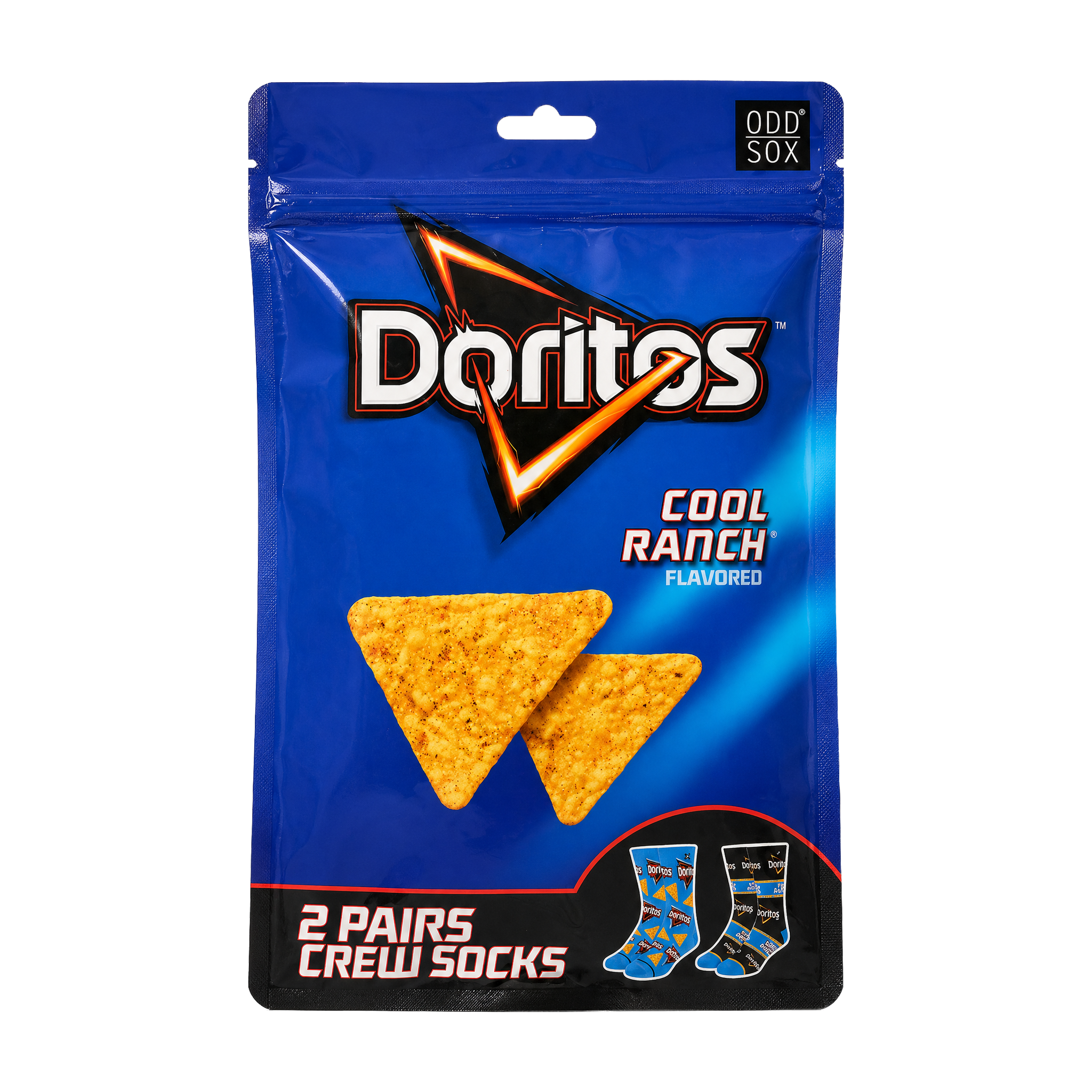 ODDMART Doritos Cool Ranch Crew Socks 2-Pack