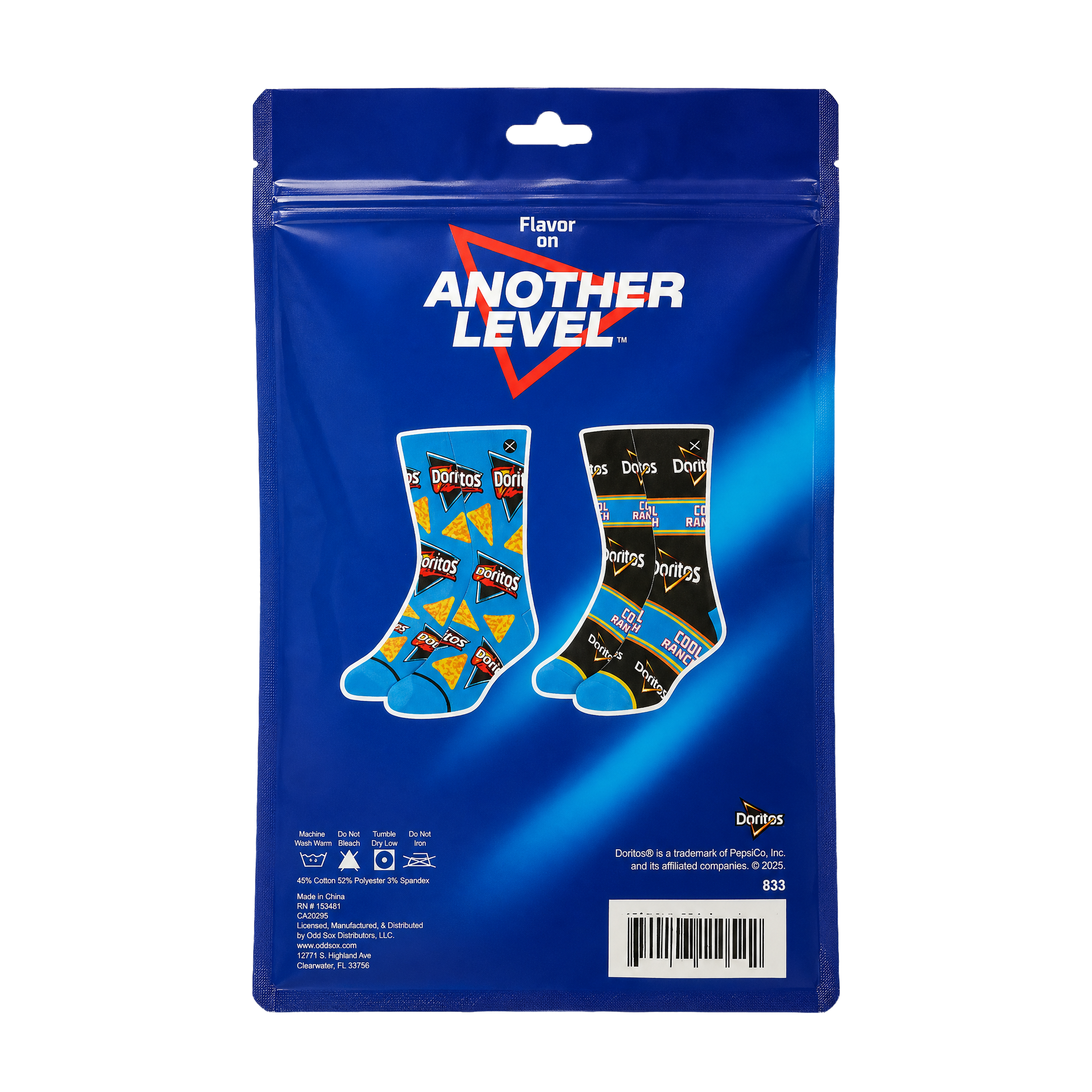 ODDMART Doritos Cool Ranch Crew Socks 2-Pack
