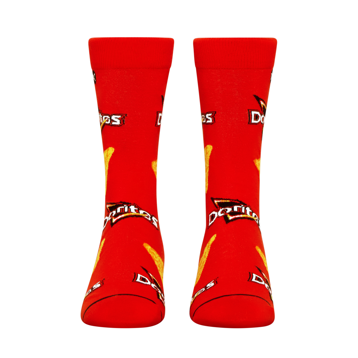 ODDMART Doritos Nacho Cheese Crew Socks 2-Pack