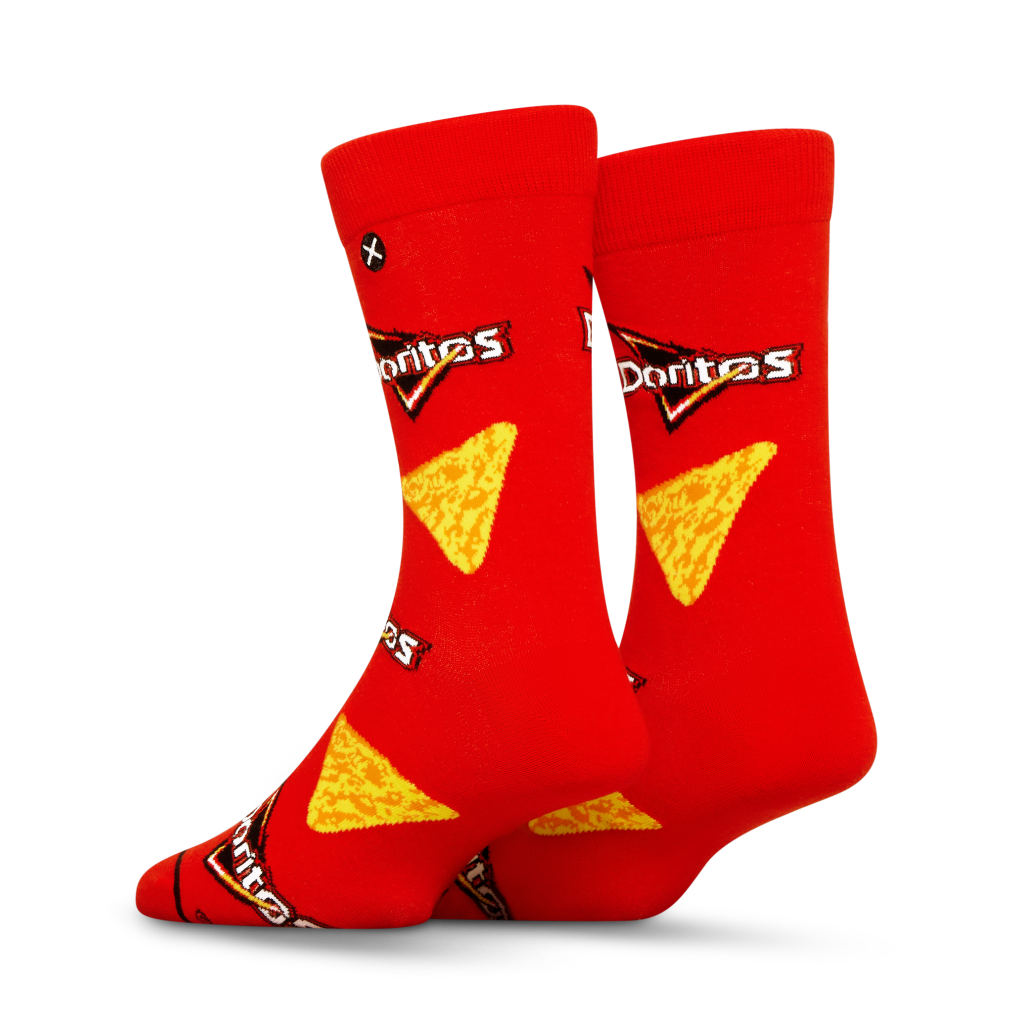ODDMART Doritos Nacho Cheese Crew Socks 2-Pack