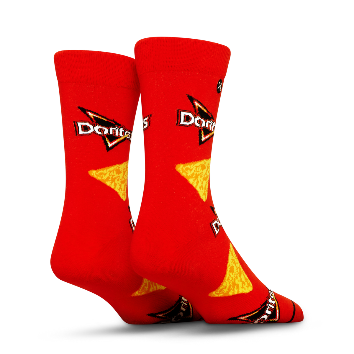 ODDMART Doritos Nacho Cheese Crew Socks 2-Pack