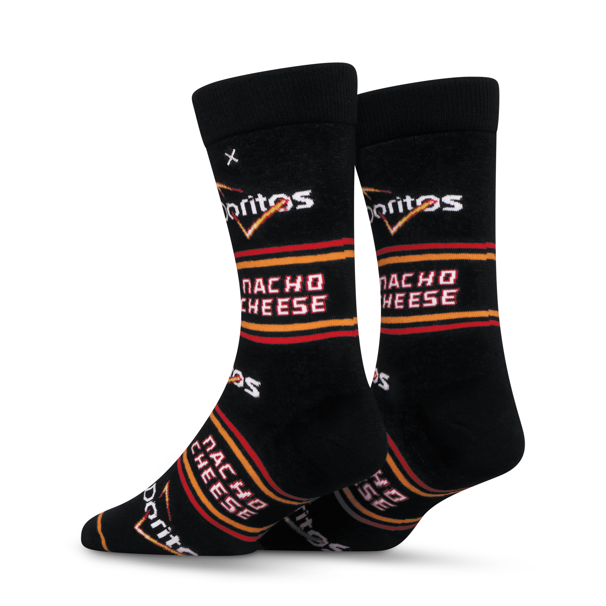 ODDMART Doritos Nacho Cheese Crew Socks 2-Pack