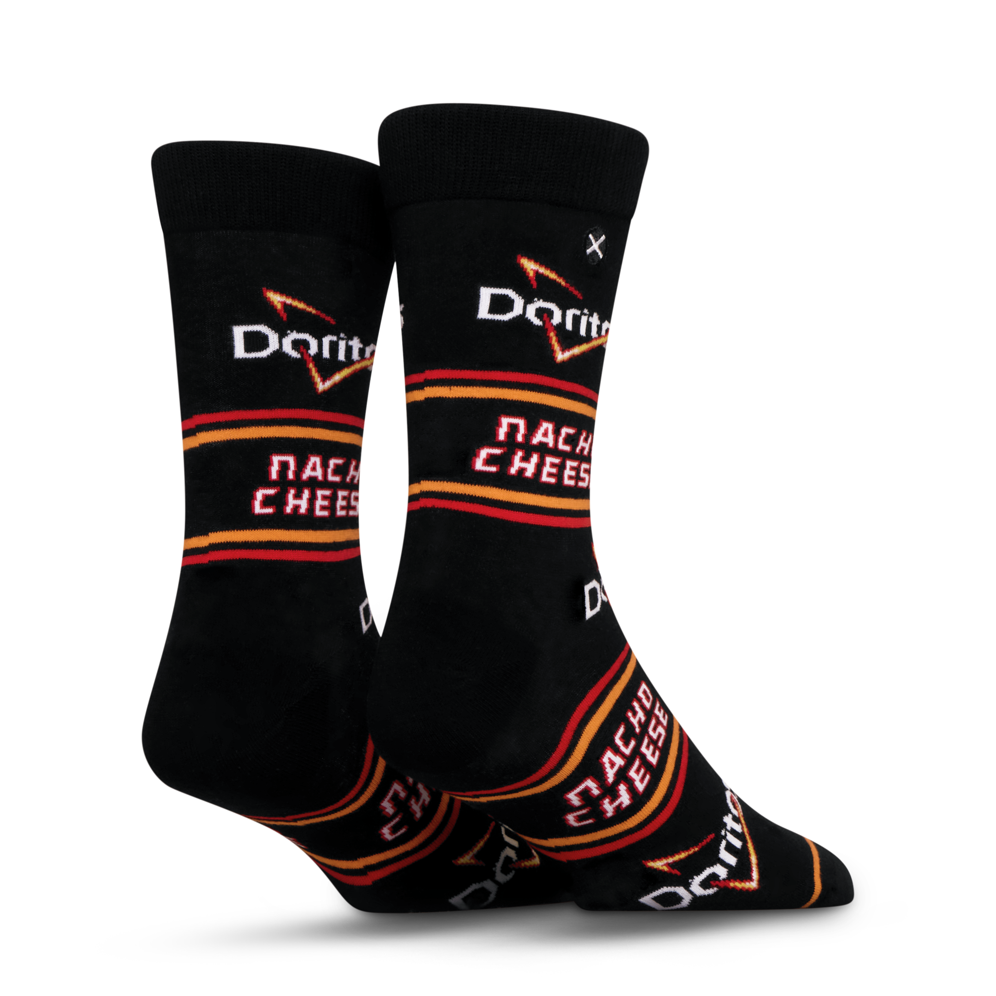 ODDMART Doritos Nacho Cheese Crew Socks 2-Pack