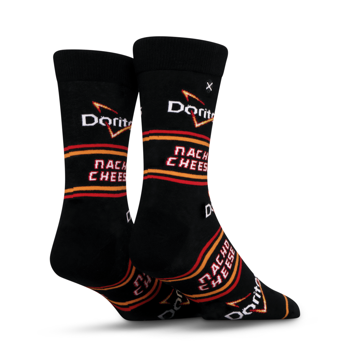 ODDMART Doritos Nacho Cheese Crew Socks 2-Pack