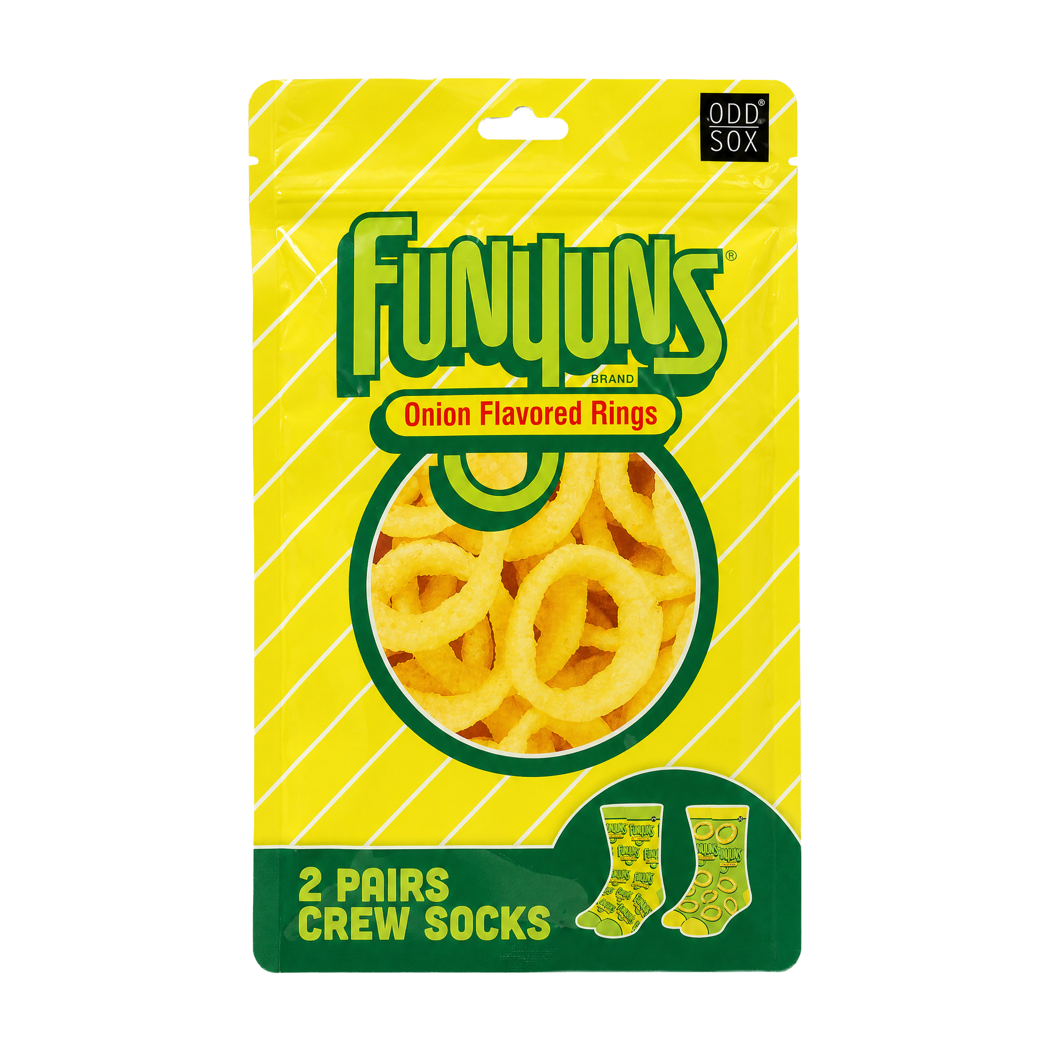 ODDMART Funyuns Crew Socks 2-Pack