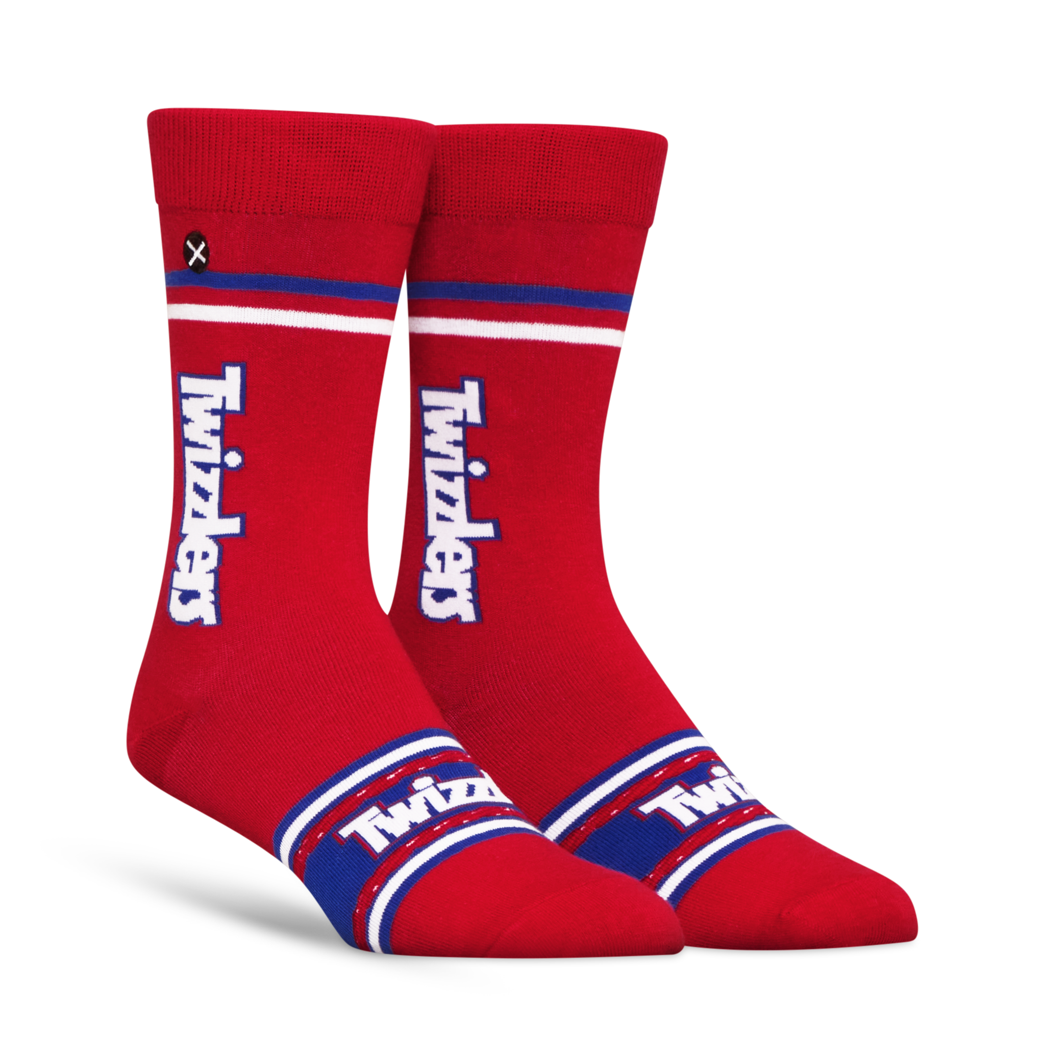 ODDMART Twizzlers Crew Socks 2-Pack