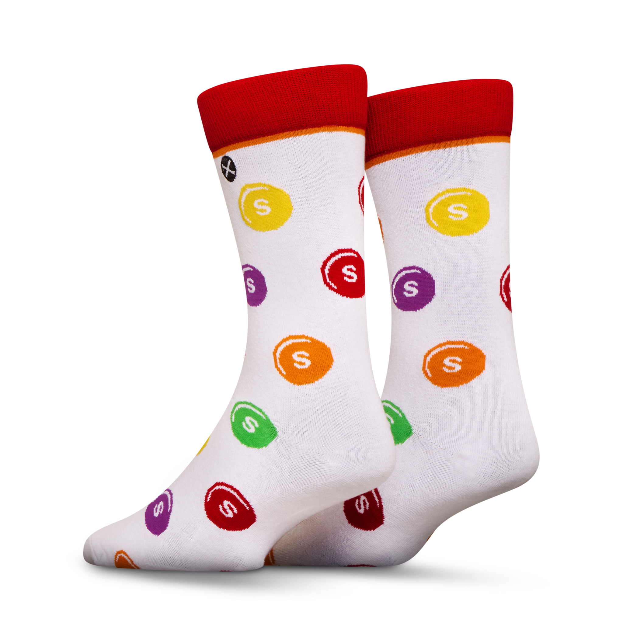 ODDMART Skittles Crew Socks 2-Pack
