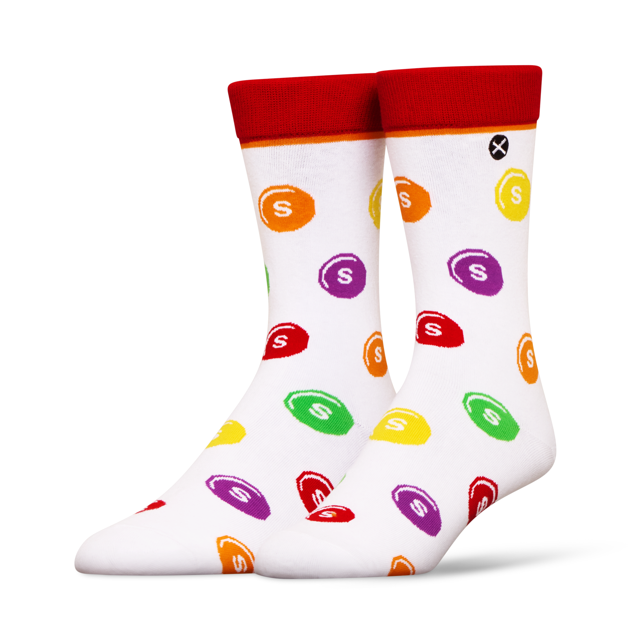 ODDMART Skittles Crew Socks 2-Pack